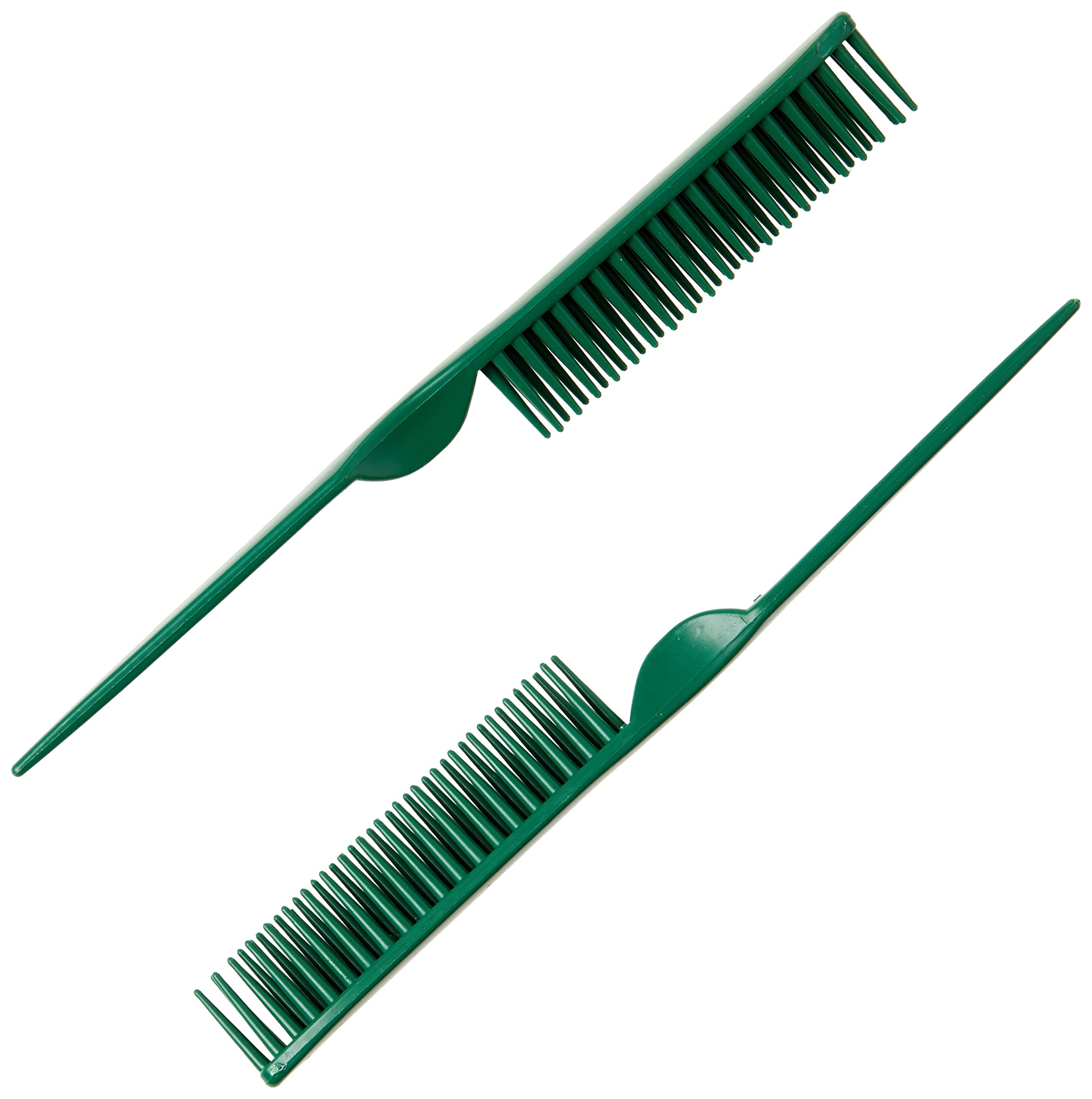CocoBlack Naturals 3 Row Styling Comb For Detangling, Defining And Separating Curls (Green)