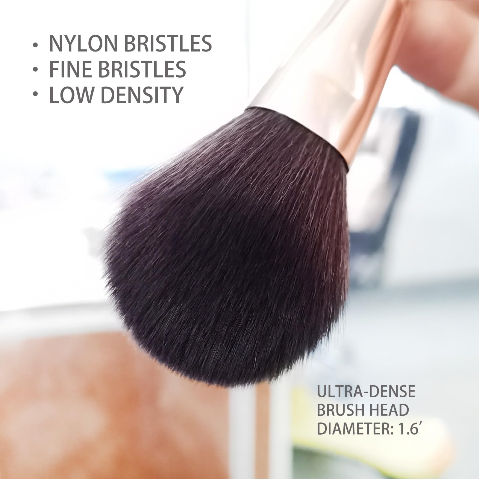 ACOSBRUOP Loose Powder Blush Brush, Professional Blush Brush for Cheeks,Soft Bristles Makeup Brush,Beauty Tools