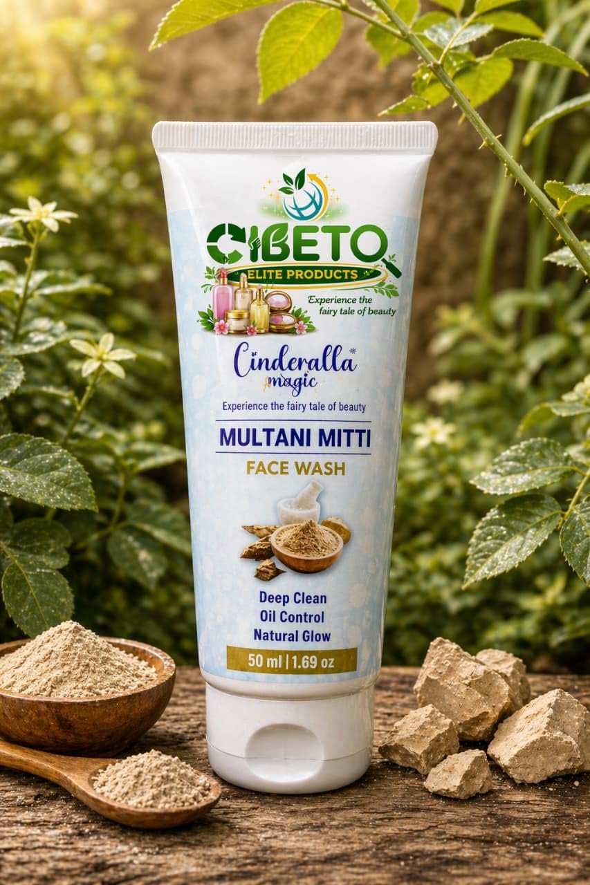 Multani Mitti Face Wash For Deep Cleensing & Oil Control| Contain 150 Ml In Three Tubes|Suitable For All Skin Types| Herbal Refr