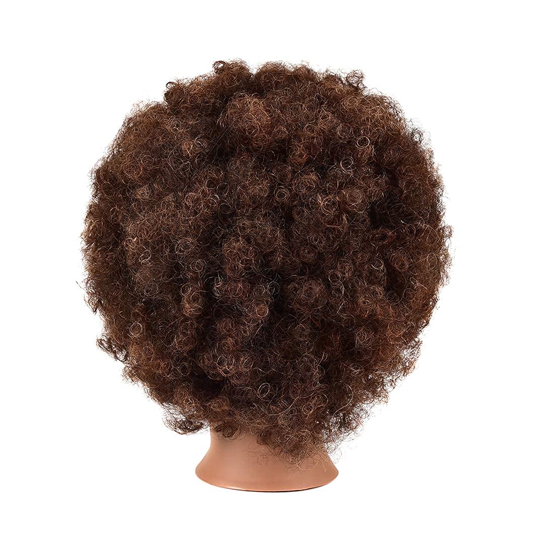 Headdoll Afro Curly Mannequin Head With 100% Human Hair Curly Hair Hairdresser Hair Styling Cosmetology Manikin Head Doll Head F