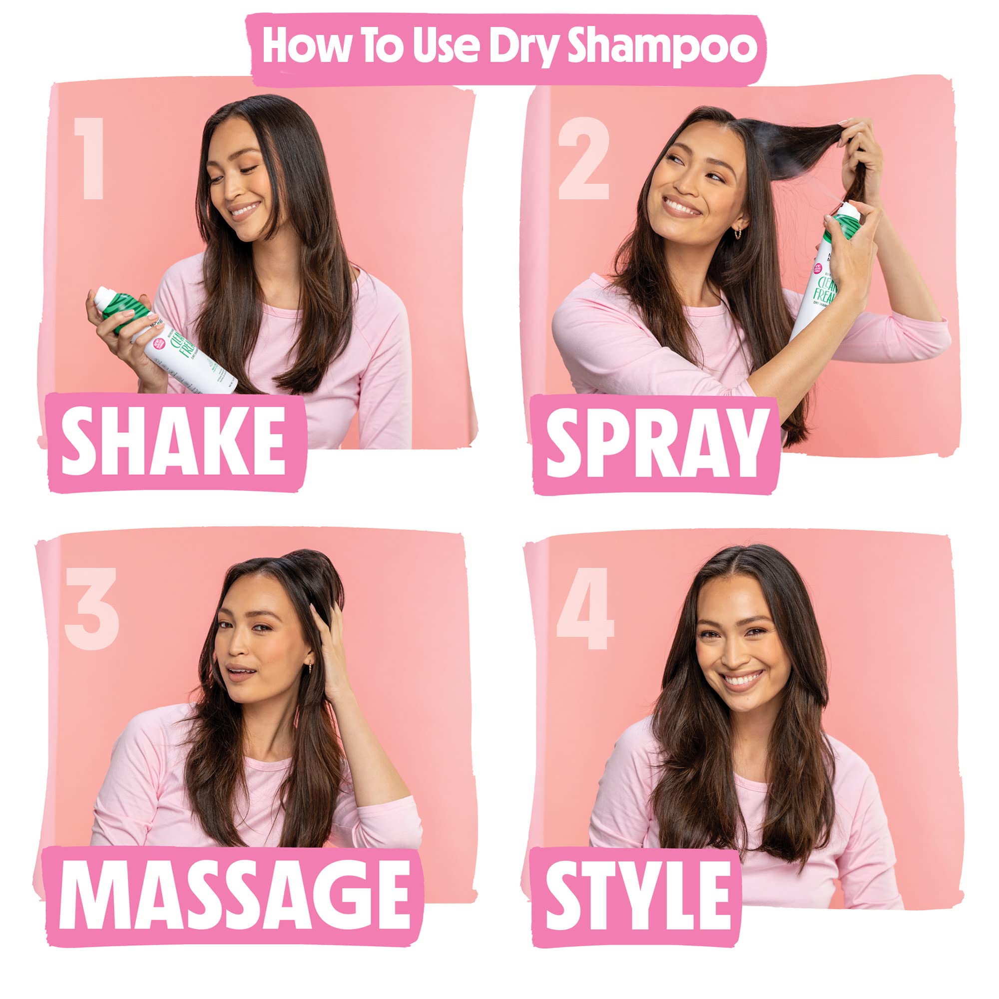 Not Your Mother's Beach Babe Dry Shampoo (4-Pack) - 7 oz Texturizing Dry Shampoo Instantly Absorbs Oil - Hair Essentials for Bac