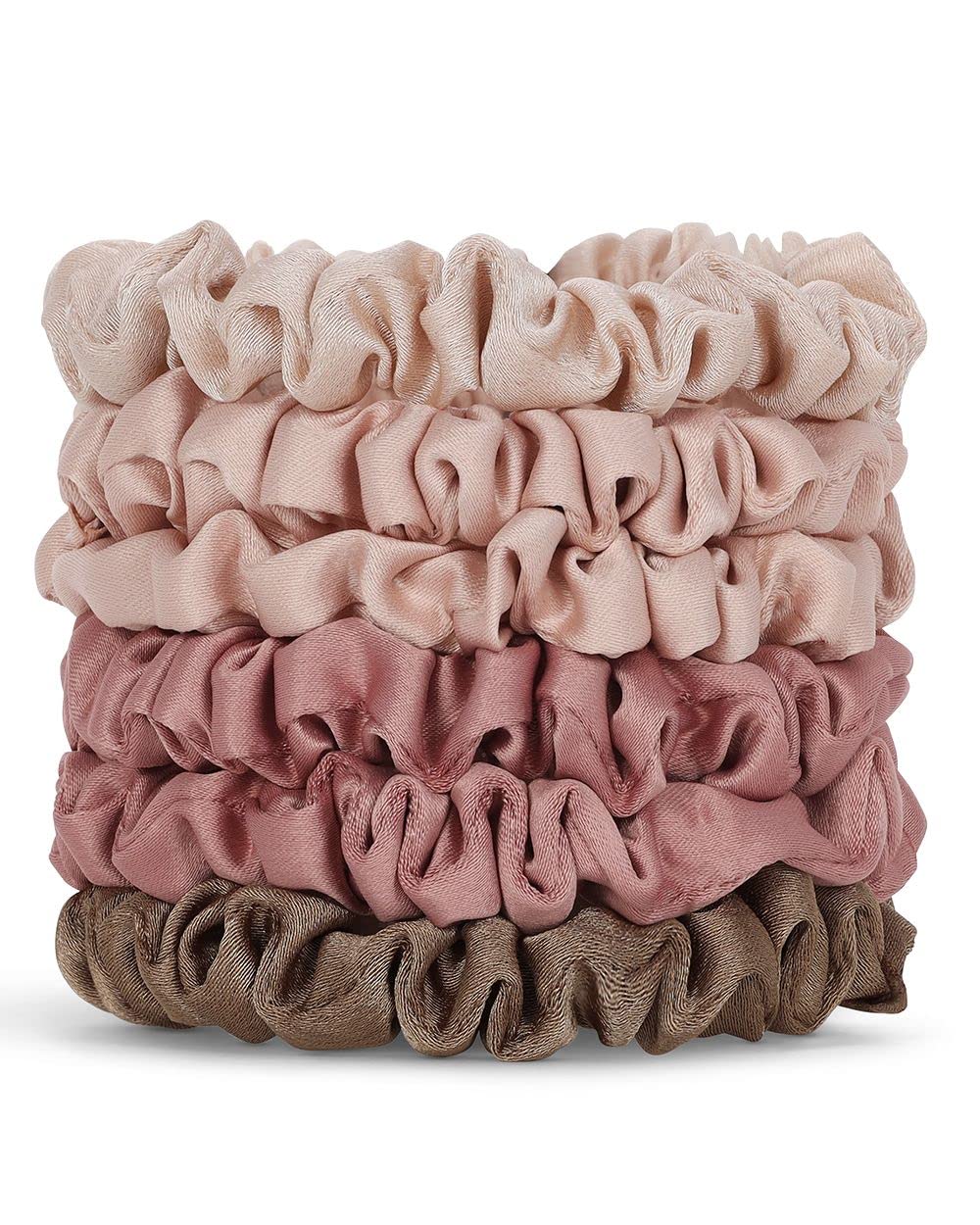 Kitsch Scrunchies for Womens Hair - Ultra Petite Hair Scrunchies  Large Hair Ties for Women  Hair Tie Scrunchies for girls  Scru