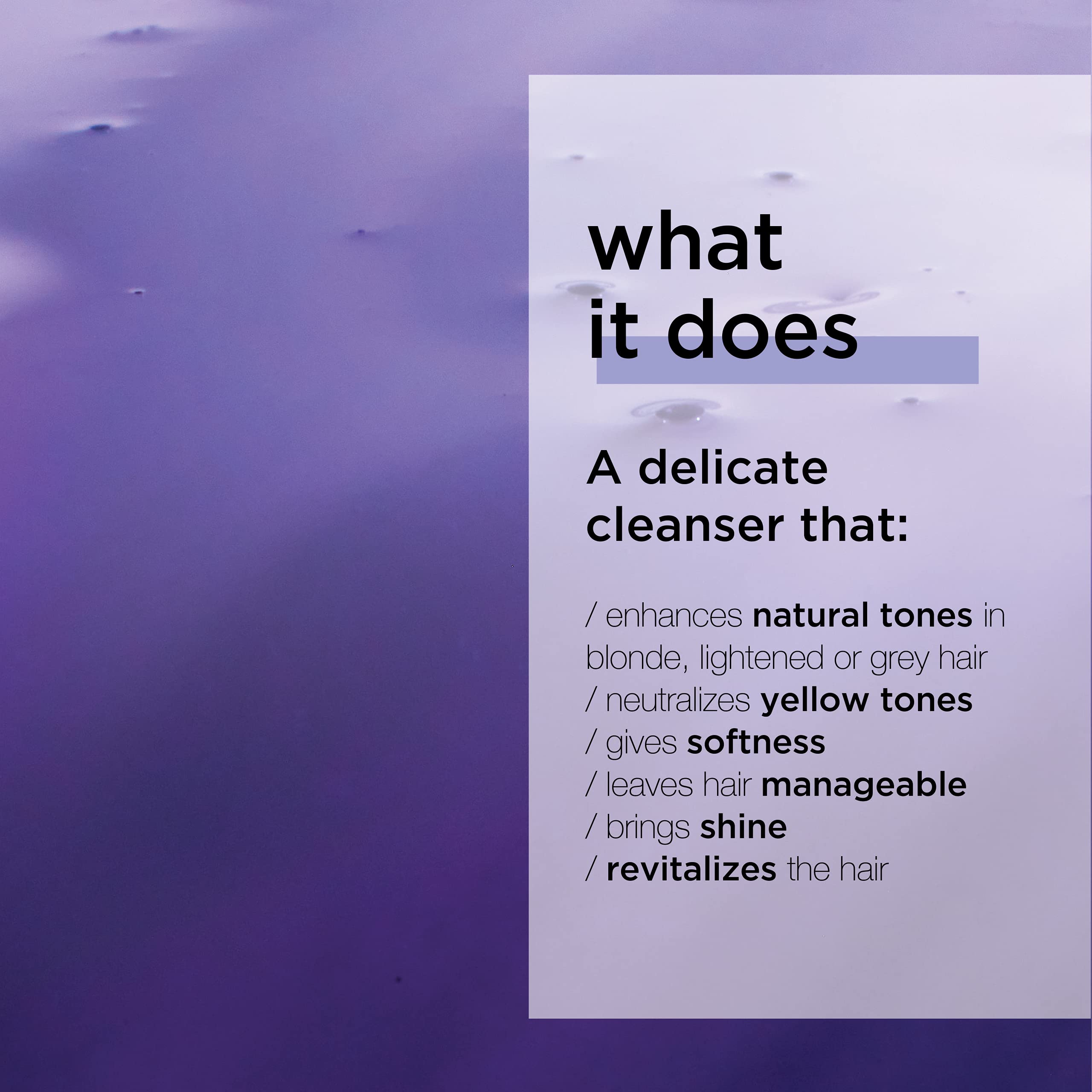 Milk_shake Silver Shine Purple Shampoo for Blonde Hair - Blonde Toner for Brassy Hair 100% SLES-Free