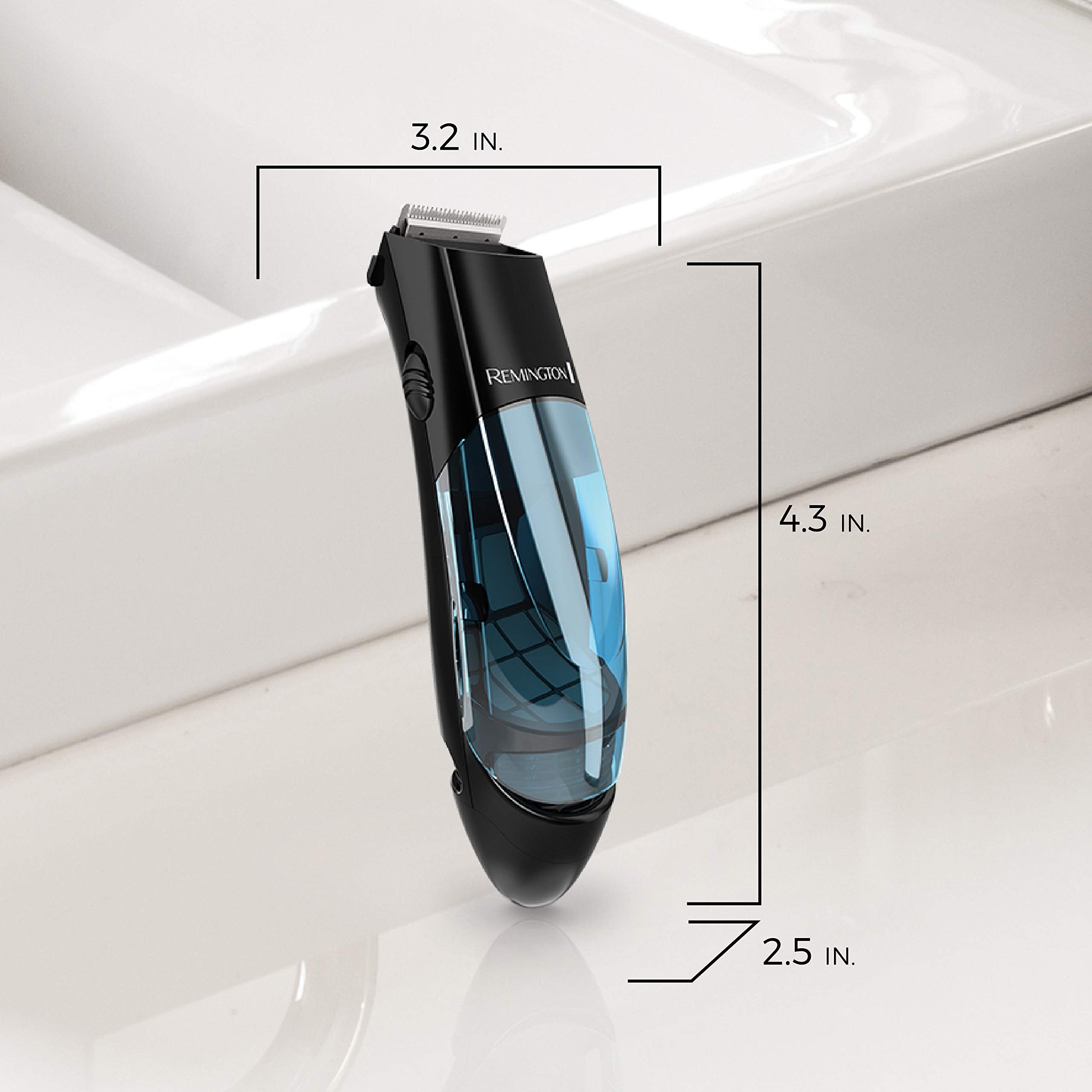 Remington Vacuum Haircut Kit, Vacuum Beard Trimmer, Hair Clippers for Men with Removable Hair Chamber and Dual Motor Power (18 p