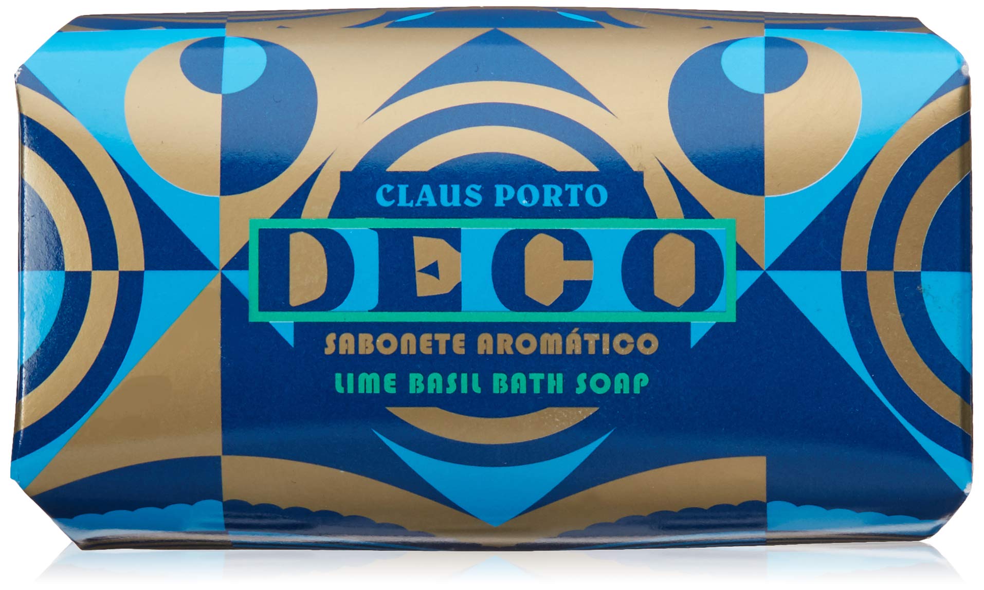Claus Porto Deco Bath Soap, Lime Basil, 5.3 Ounce (Pack Of 1)