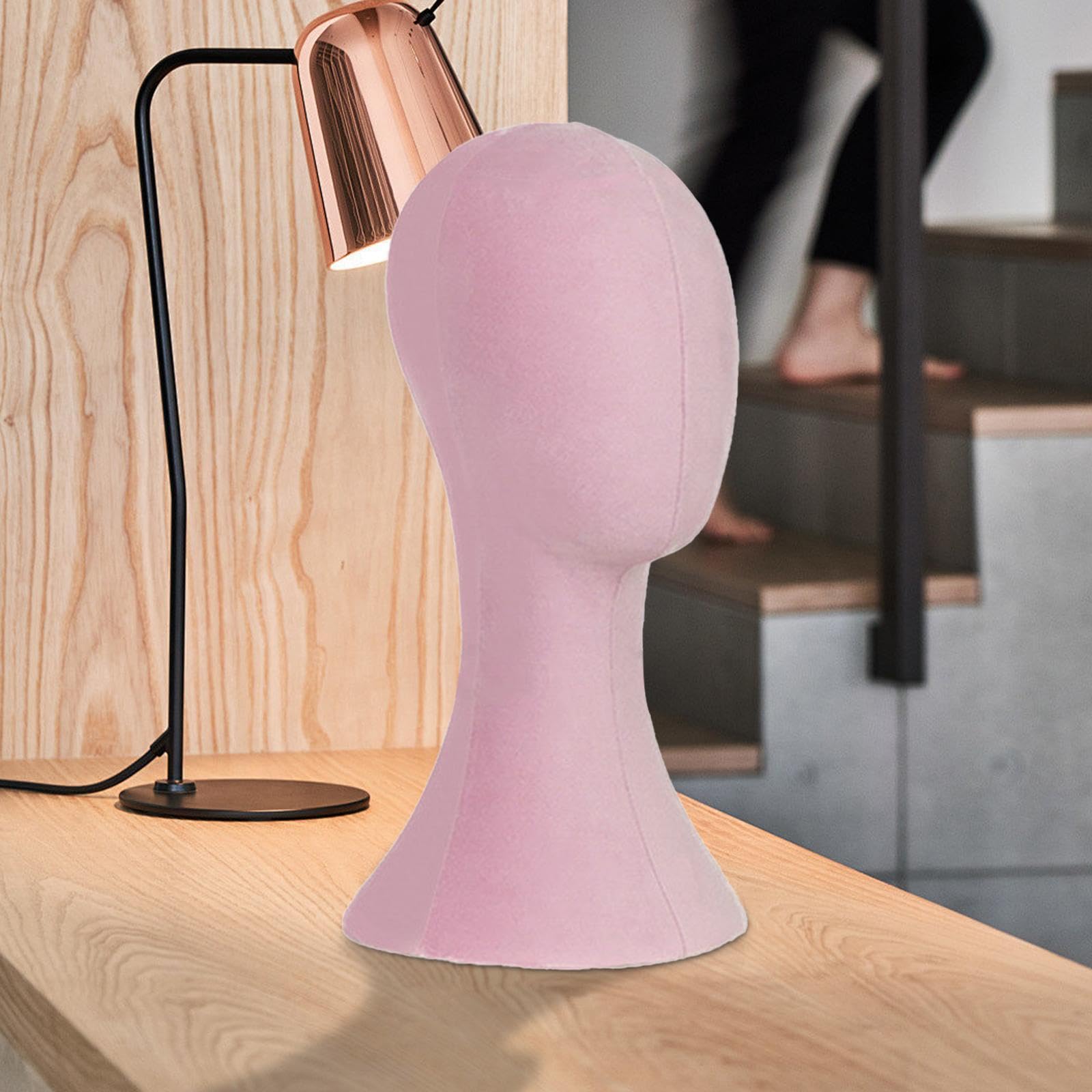 Atorse Wig Display Model Head Prop Multipurpose Mannequin Head For Headband Cap Wig Pink|Health & Beauty | Salon & Spa Equipment