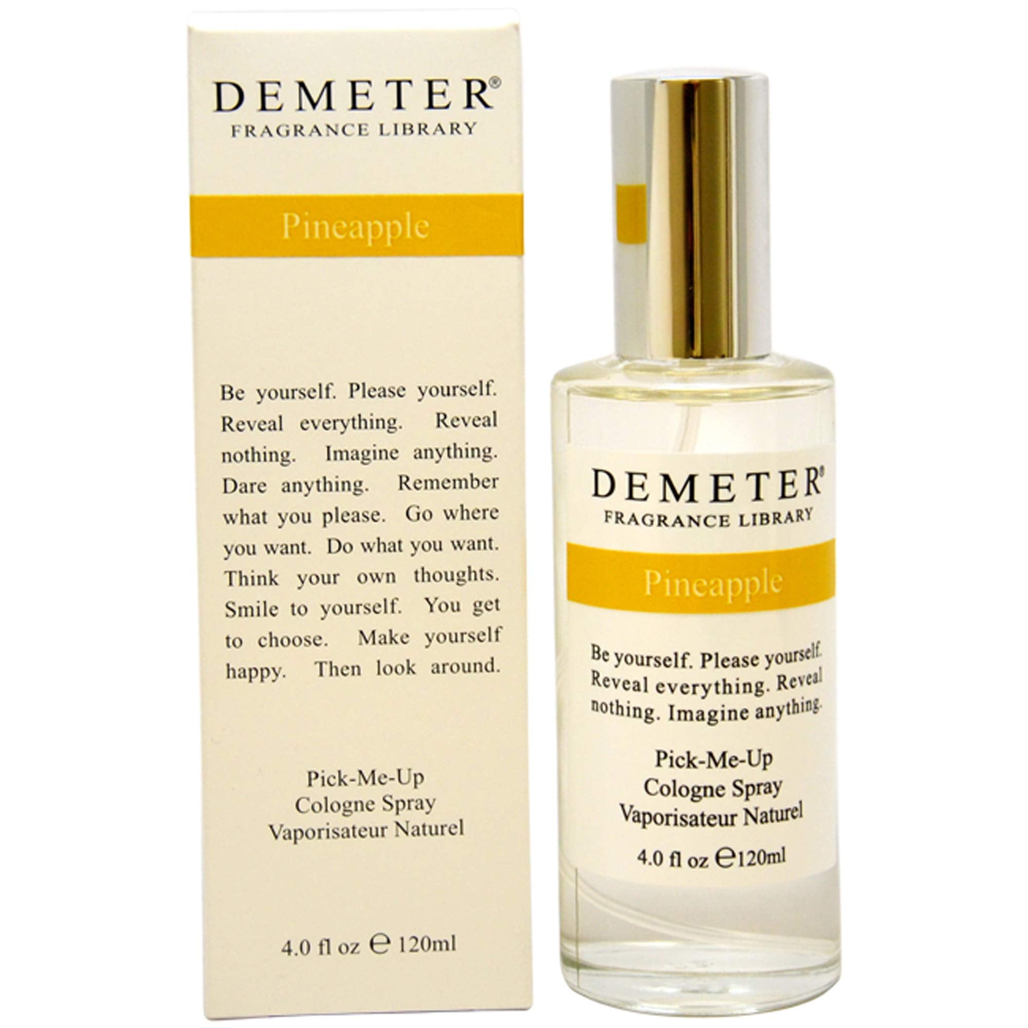 Demeter Cologne Spray For Women, Pineapple, 4 Ounce