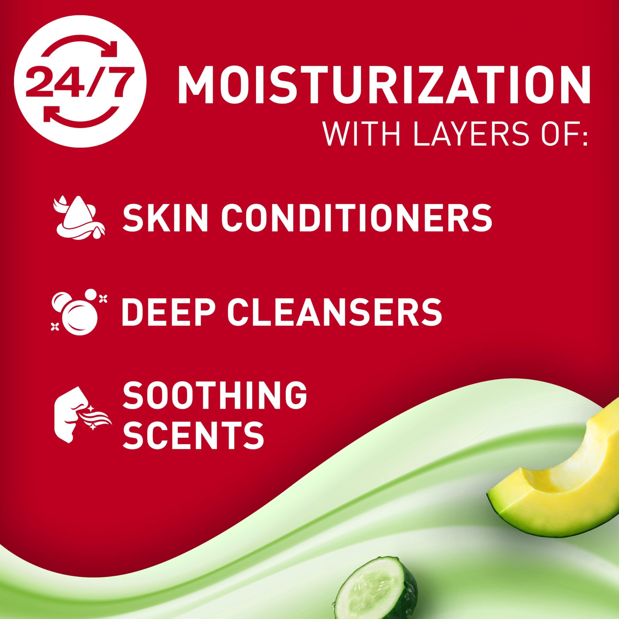 Old Spice Super Hydration Body Wash GentleMans Blend, Cucumber + Avocado Oil Scent for Deep Cleaning and 24/7 Renewing Moisture,