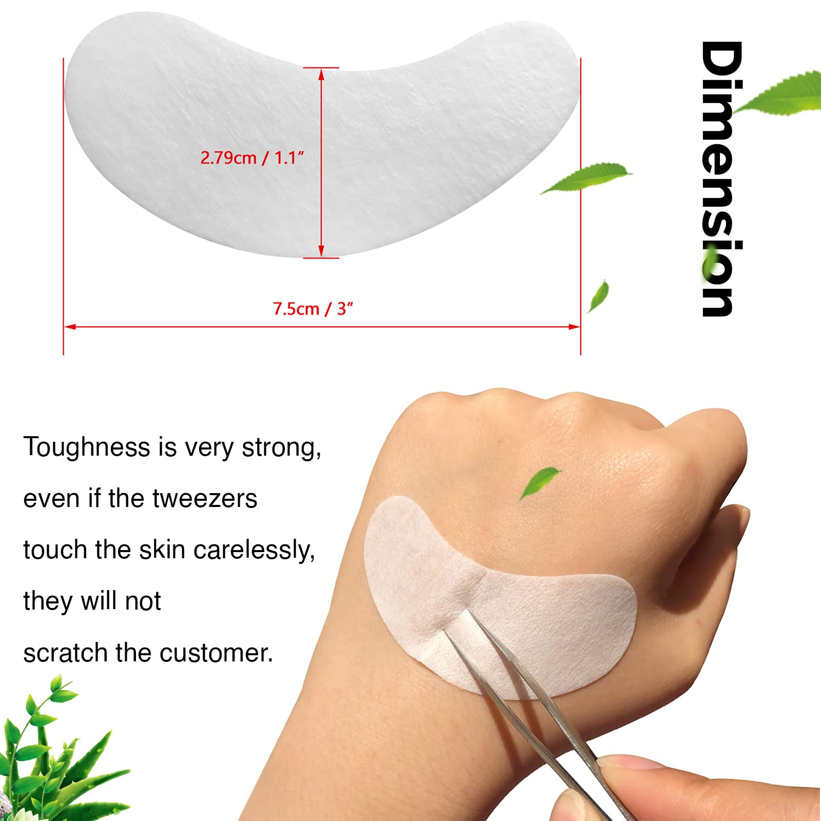 greenLife 100% Naturel Eyelash Extension Under Eye gel Pads patches kit collagen with Aloe Vera Hydrogel Eye Patches set for Eye