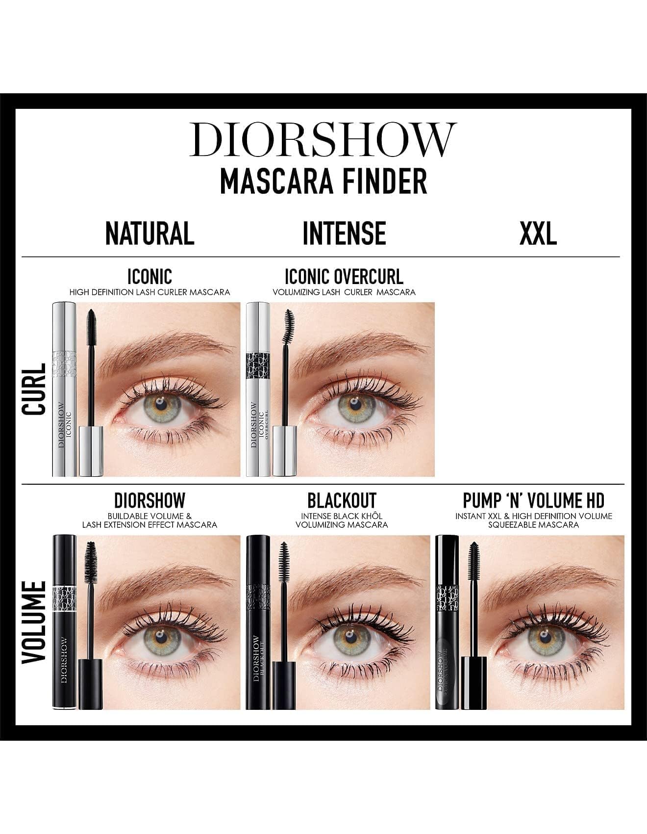 Christian Dior Ladies Diorshow Pump N Volume Mascara # 090 Black 6 G  021 Oz