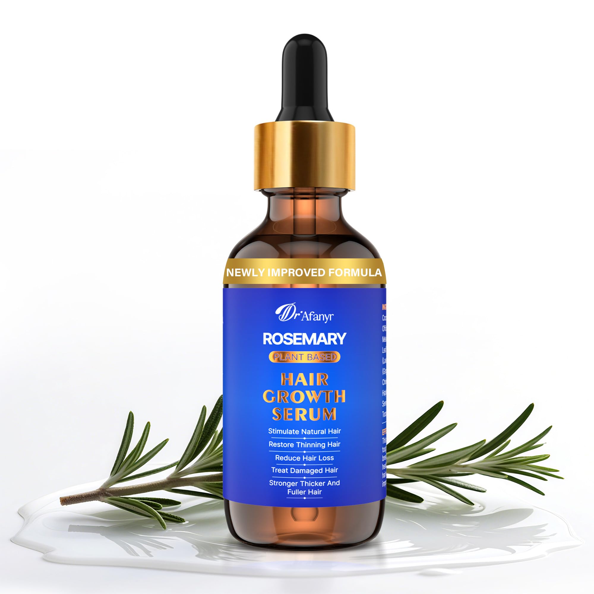 Rosemary Oil for Hair Growth: Hair Scalp Oil with Organic Rosemary Essential Oil, Upgraded PlantBased Formula to Invigorate Fol