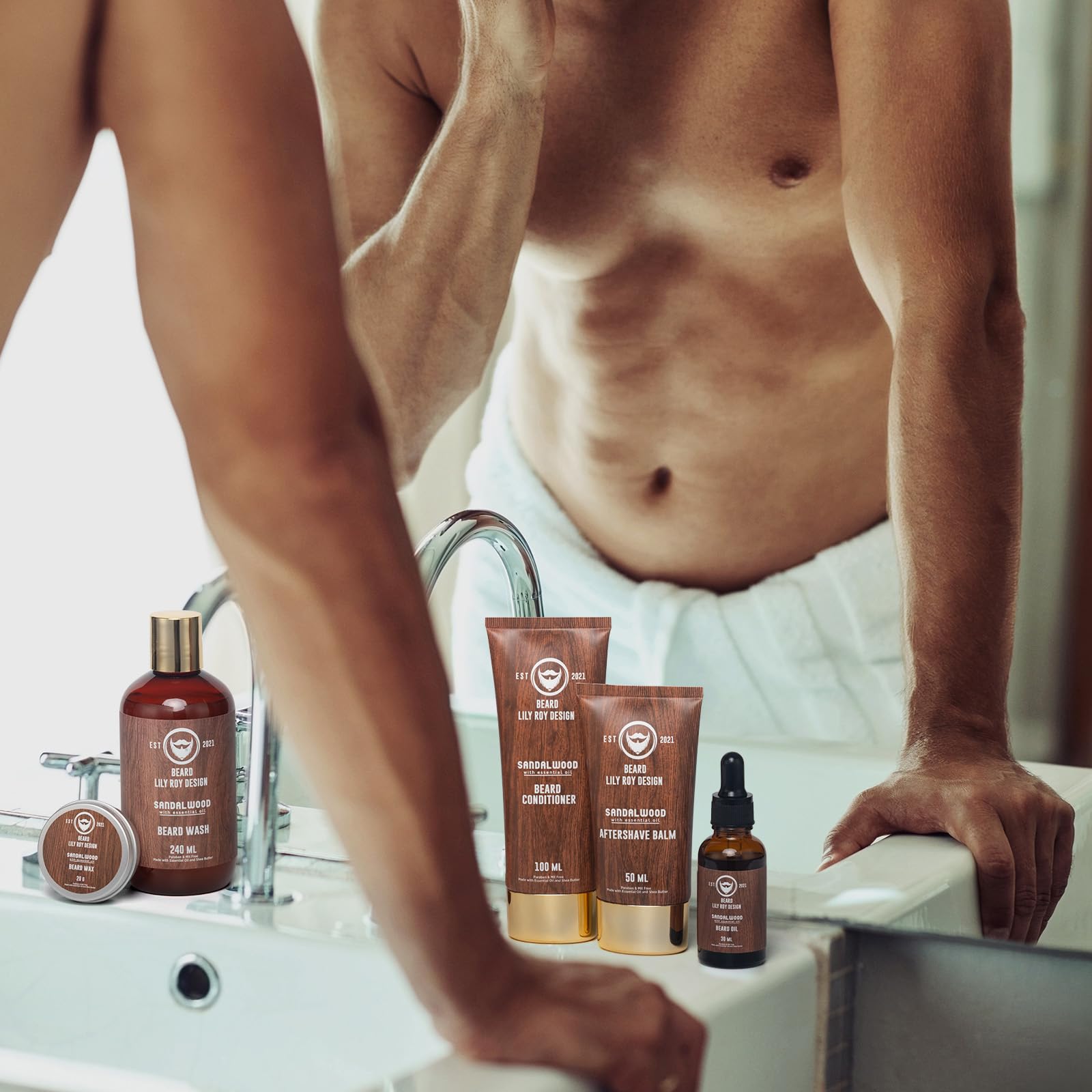 Valentines Day Gifts Bath Spa Gift Set Spa Gift Beard Care For Men Father'S Day Luxury Bath And Body Gift Set For Men For Father