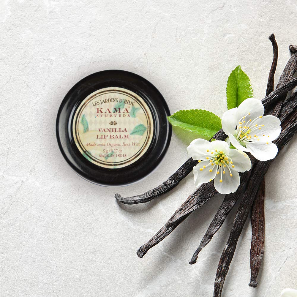 Kama Ayurveda Vanilla Lip Balm, 5g