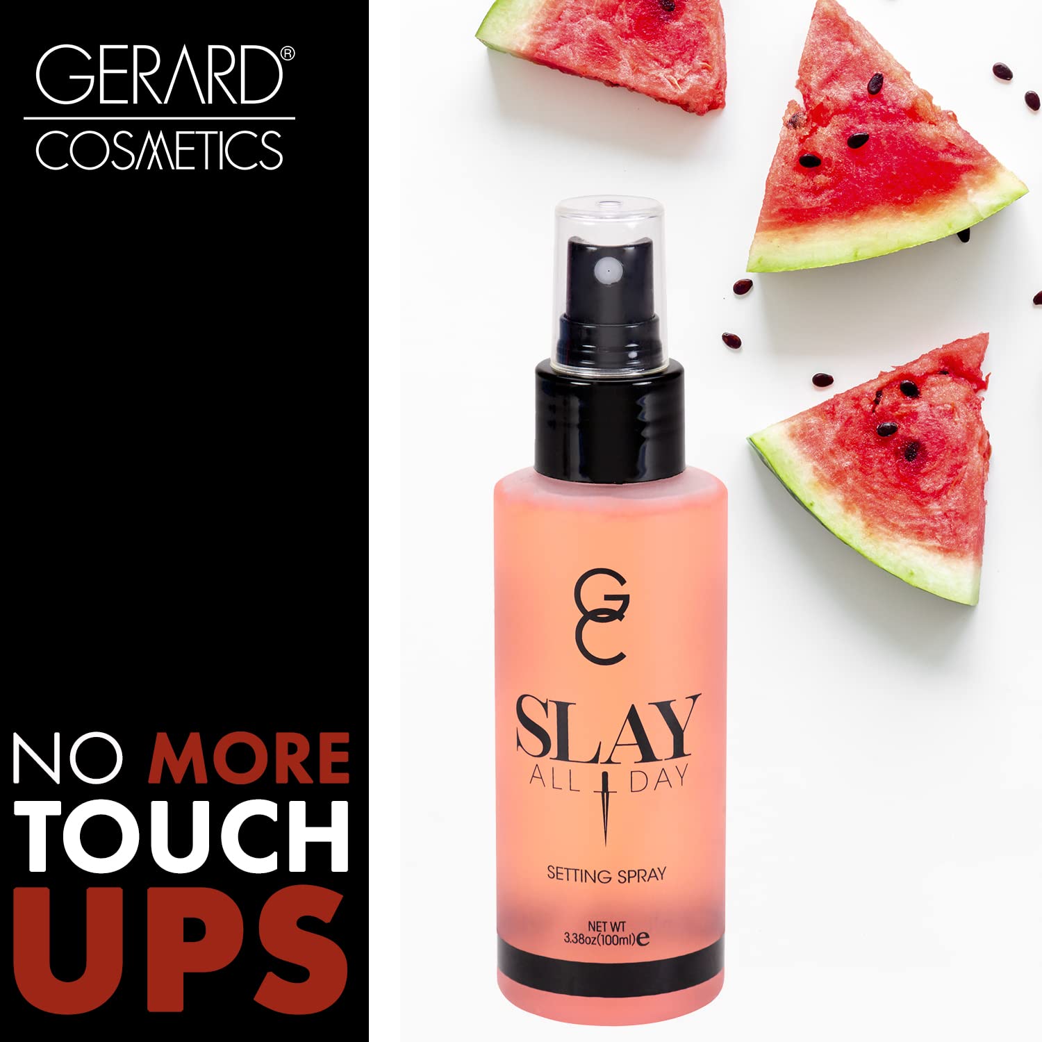 Gerard Cosmetics Slay All Day Makeup Setting Spray | Watermelon Scented | Matte Finish With Oil Control | Cruelty Free, Long Las
