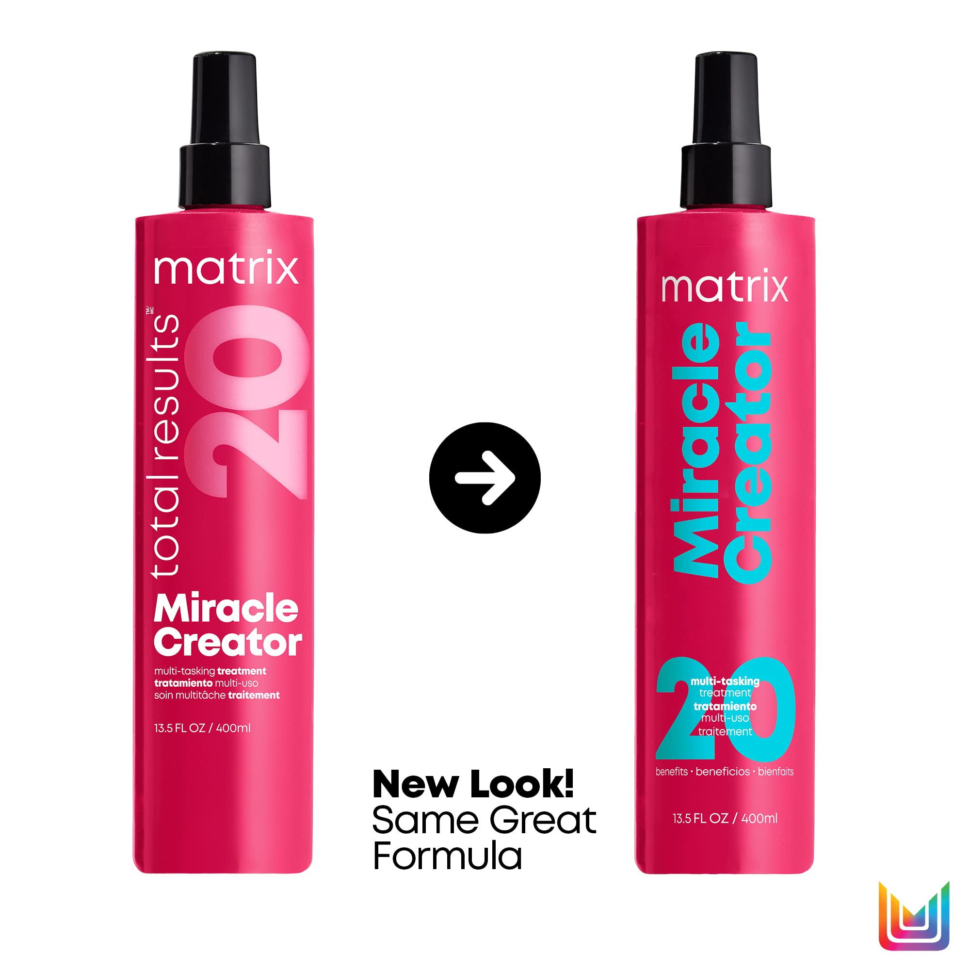 Matrix Total Results Miracle Creator  Ultimate Strengthening Leave-In Conditioner  Moisturizing Heat Protectant & Detangler Spra