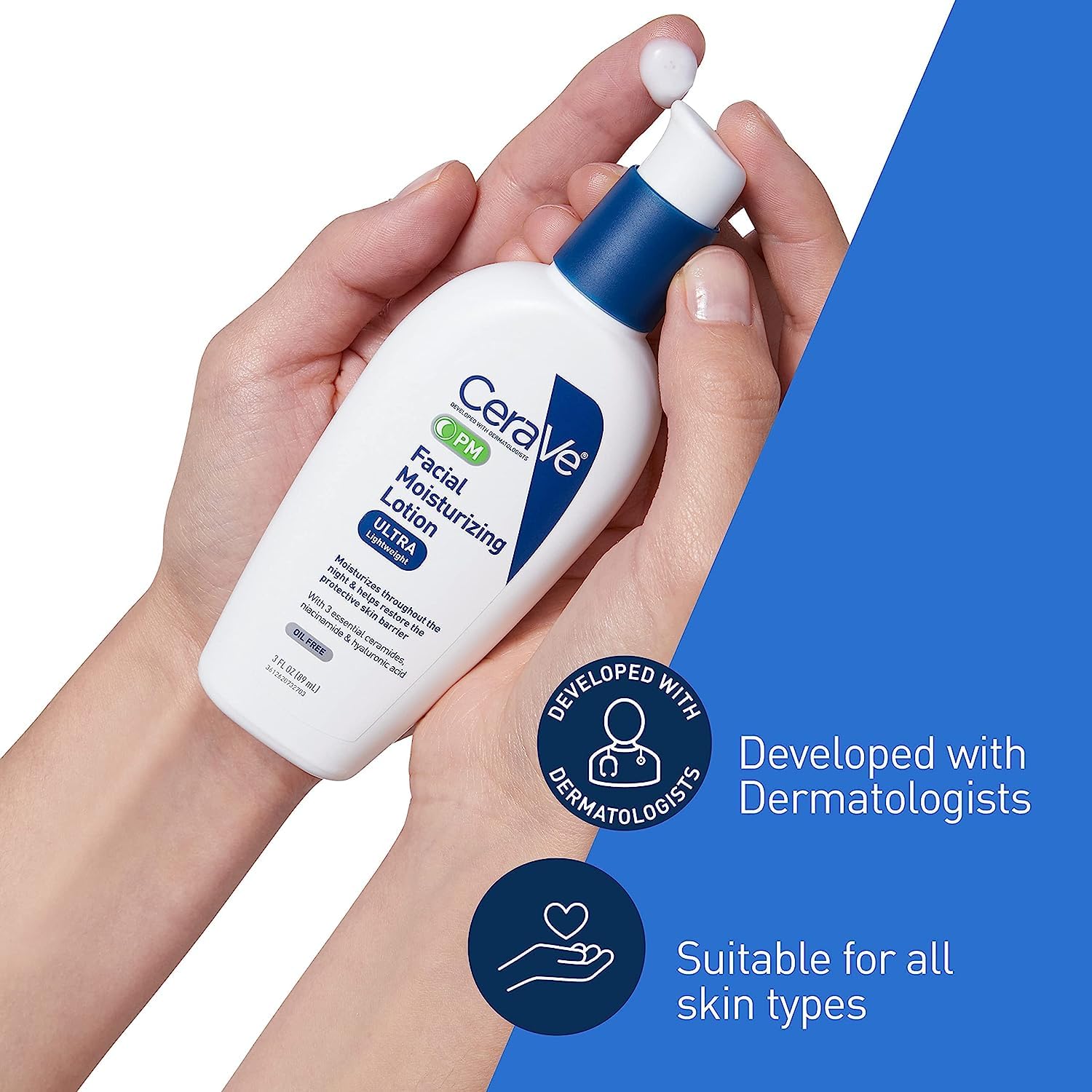 CeraVe Facial Moisturizing Lotion PM 3 oz (Pack of 10)