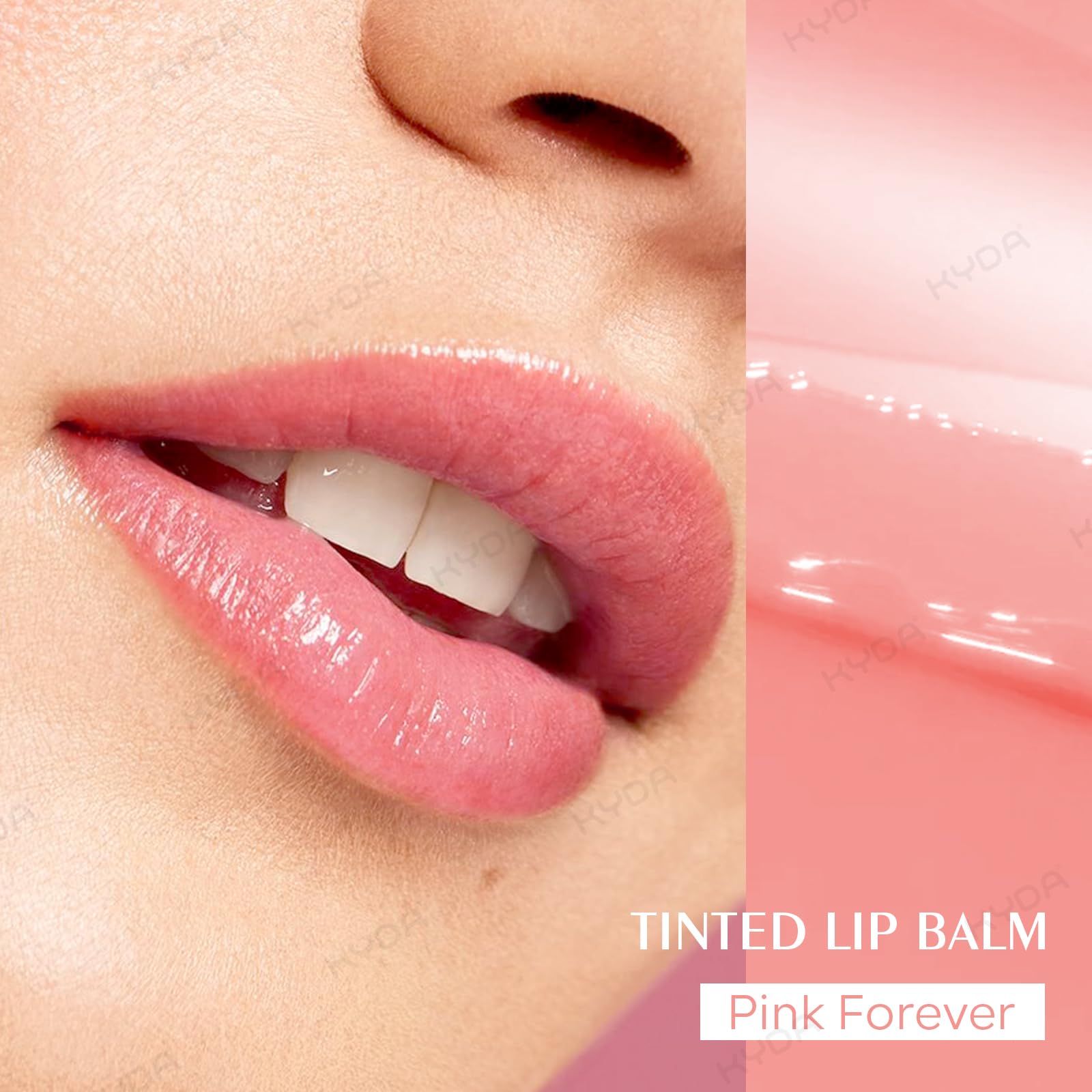 Kyda Honey Lipstick Tinted Lip Balm, Sheer Hydrating Honey Lipstick, With A Hint Of Natural Sheer Pink Tint, Moisturizing Lips C