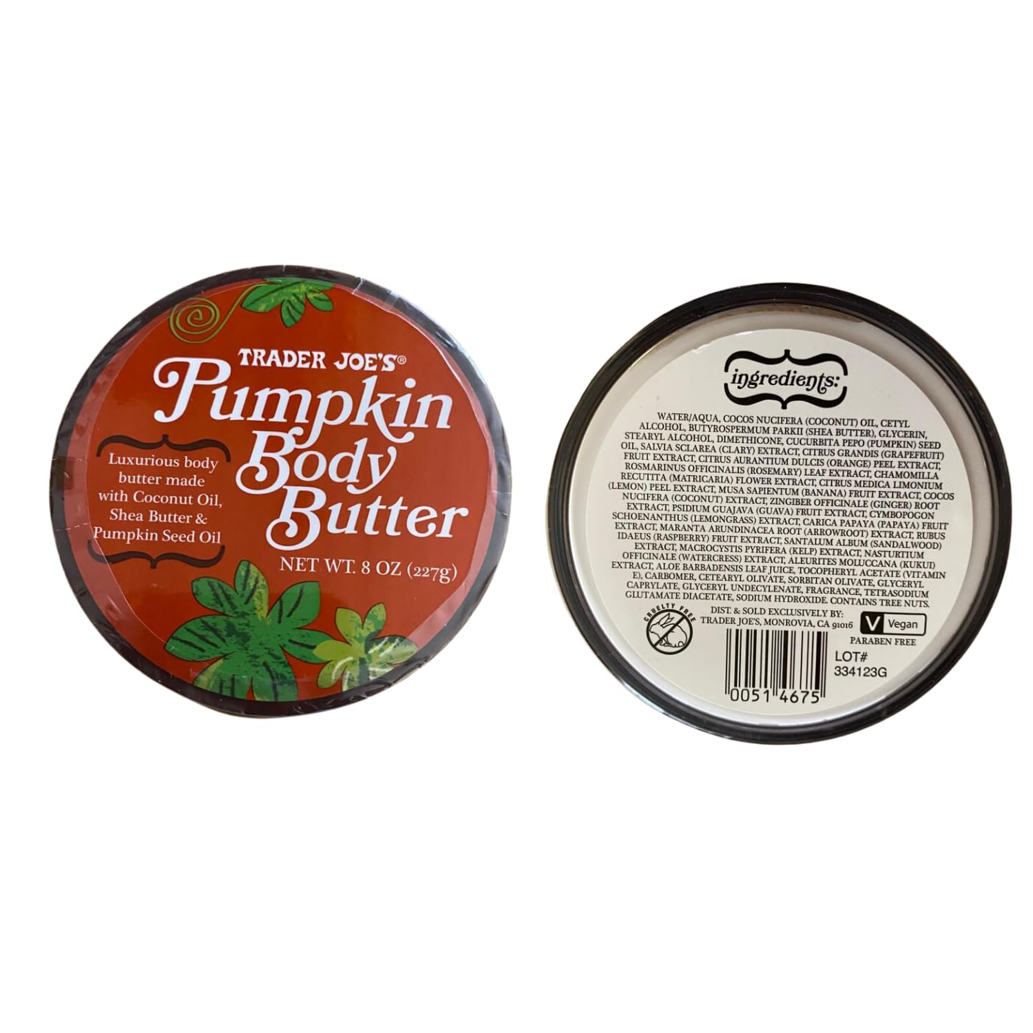 Trader Joe'S Pumpkin Body Butter (2 Pack)