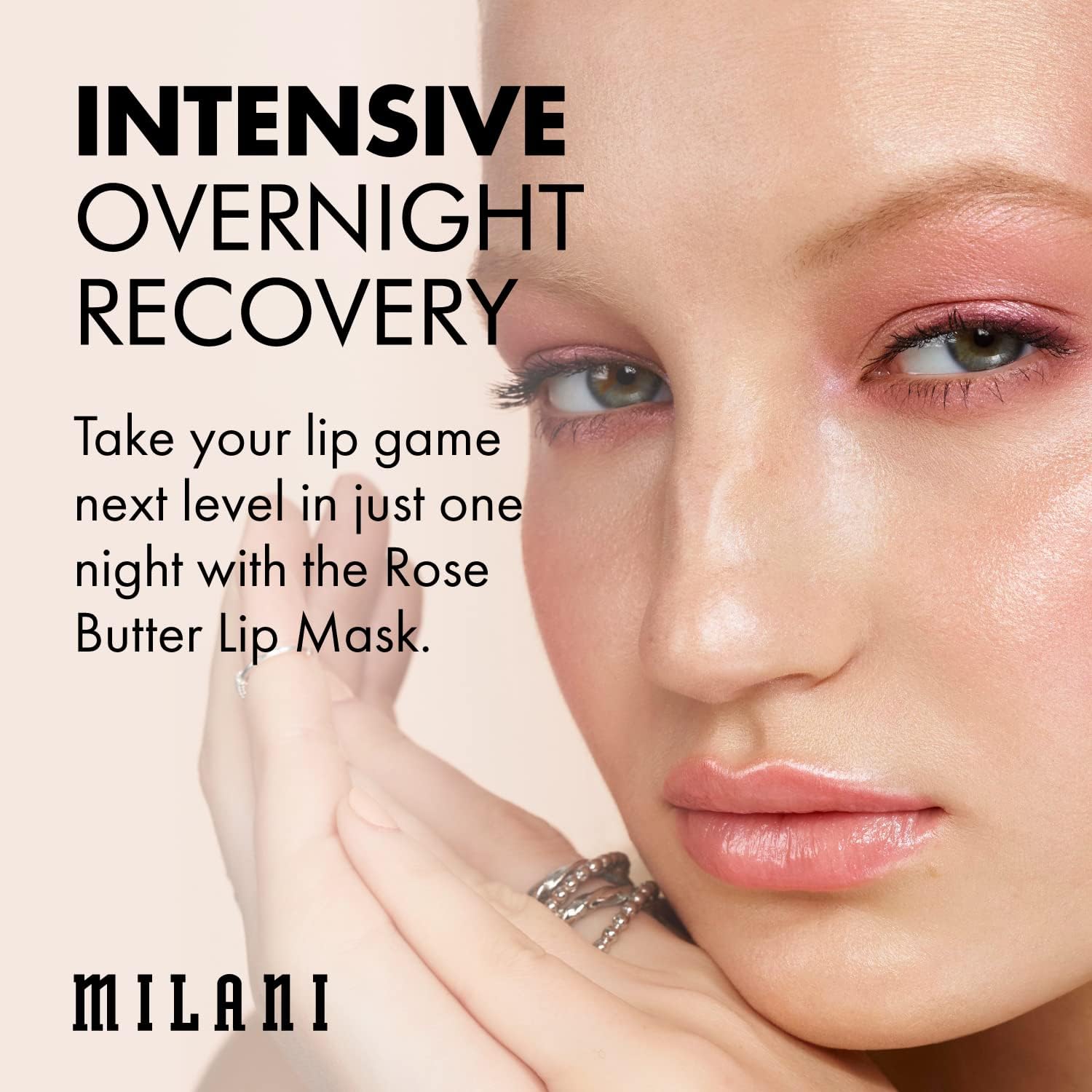 Milani Rose Butter Lip Mask - Overnight Lip Mask To Moisturize And Condition Lips