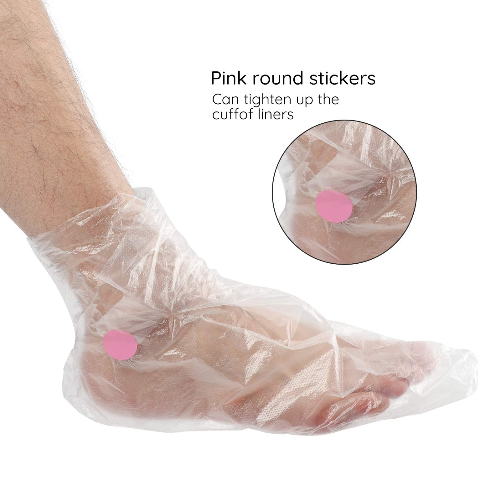 Segbeauty Paraffin Wax Bath Liners For Foot, 200Pcs Extra Large Xl Paraffin Foot Bags, Plastic Paraffin Bath Socks Hot Wax Thera
