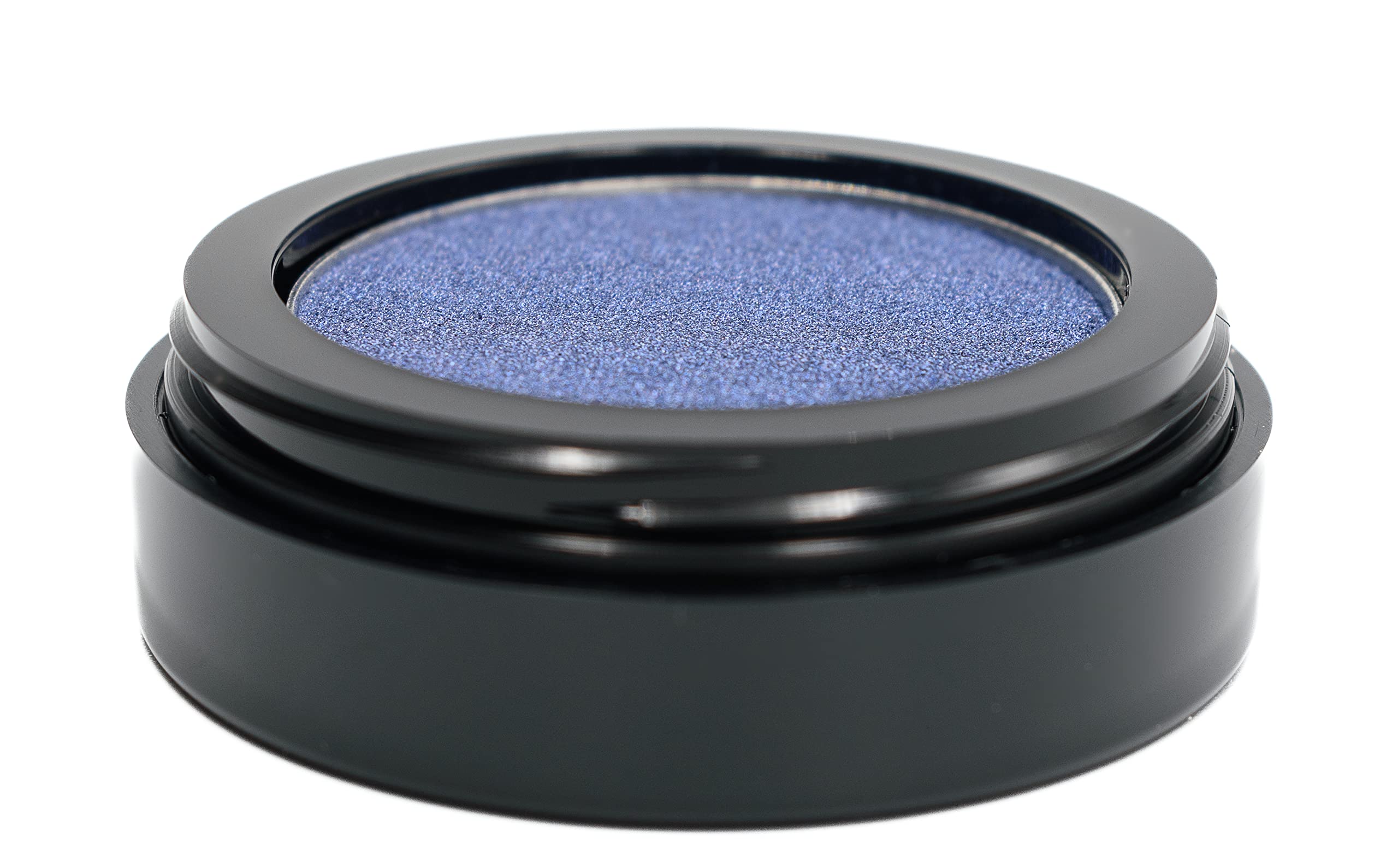 Pure Ziva Atlantic Navy Denim Royal Blue Sparkling Pressed Powder Single Vegan Eyeshadow; Talc, Paraben & Cruelty Free