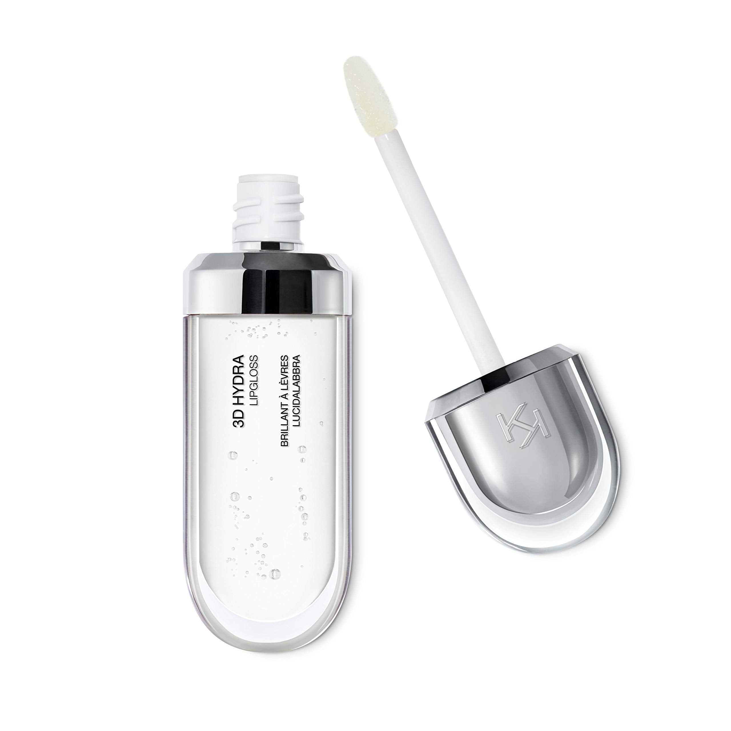 Kiko MILANO - 3d Hydra Lip Gloss 01 Softening Lipgloss for a 3D look | Clear Color | Non-Comedogenic | Professional Makeup | Mad
