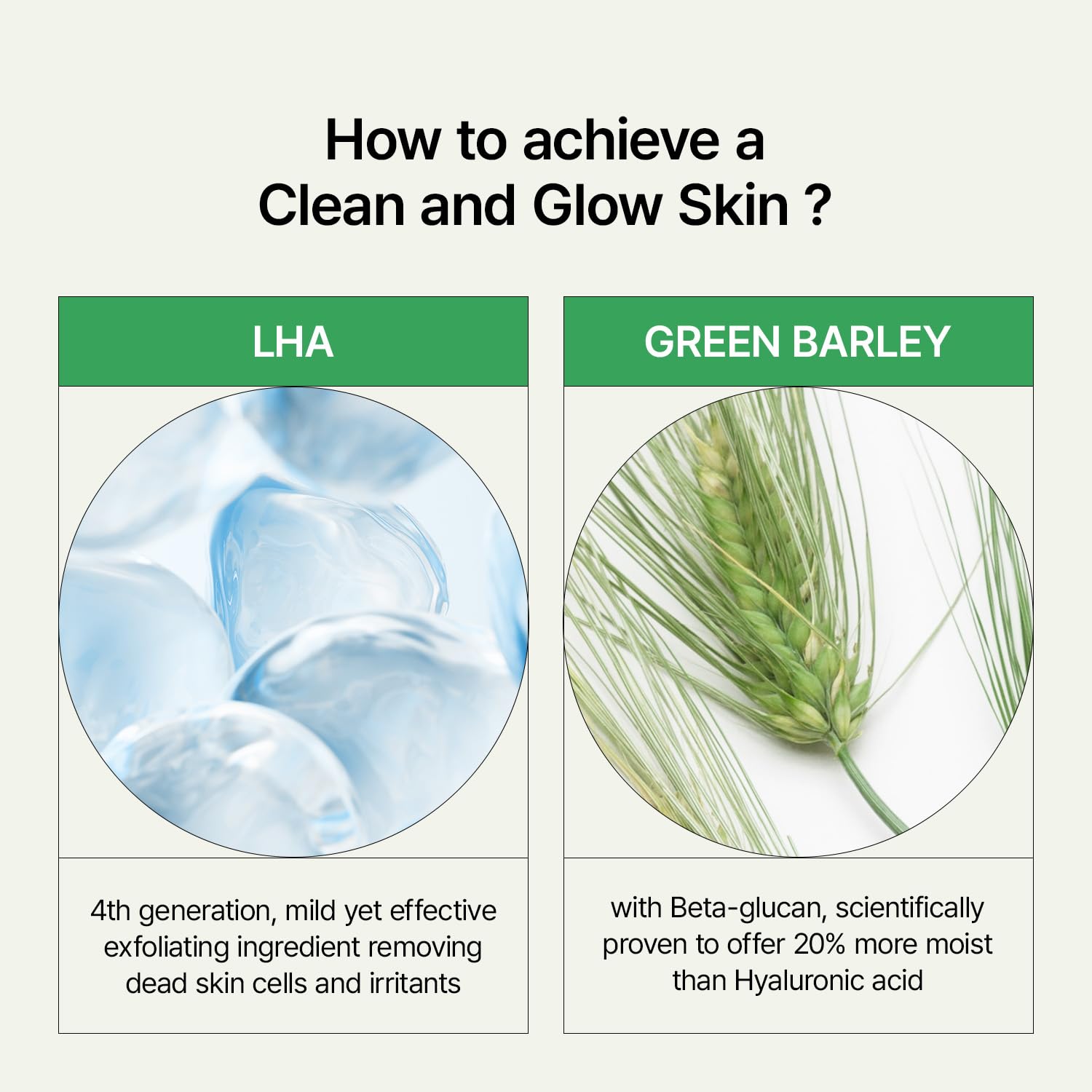 Veganifect Clean And Glow Green Barley Lha Deep Cleansing Oil, Vegan Certified, Removing Heavy Makeup, Blackhead And Whitehead,