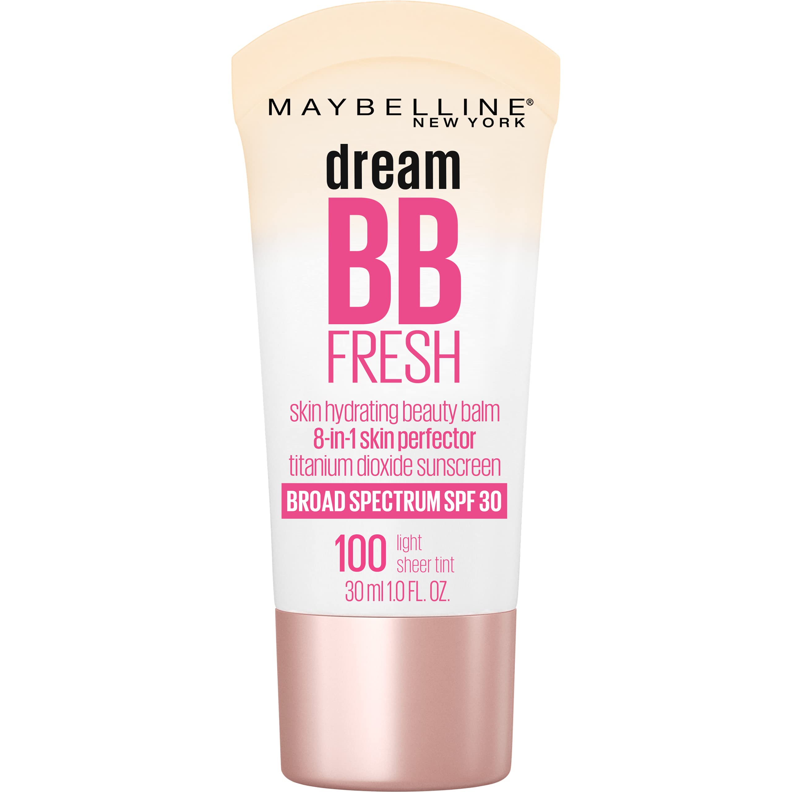 Maybelline Dream Fresh Skin Hydrating Bb Cream, 8-In-1 Skin Perfecting Beauty Balm With Broad Spectrum Spf 30, Sheer Tint Covera