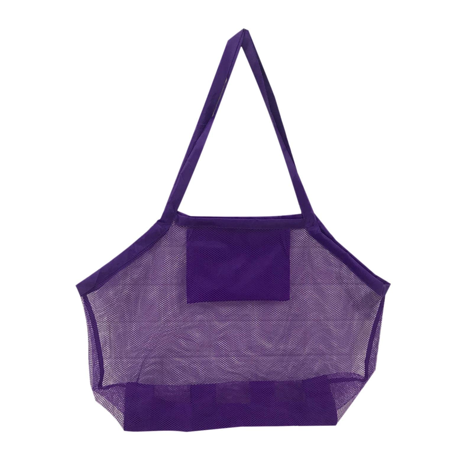 Calandis Large Beach Toys Bag Swimming Pool Mesh Tote Bags SandAway Bag Purple | Womens Handbags & Bags