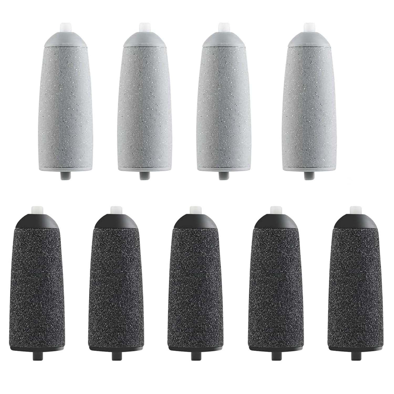 9 Pack Pedicures Replacement Heads, Electric Foot Callus Remover Roller Refills Include 5 Extra Coarse & 4 Regular Coarse Heads 