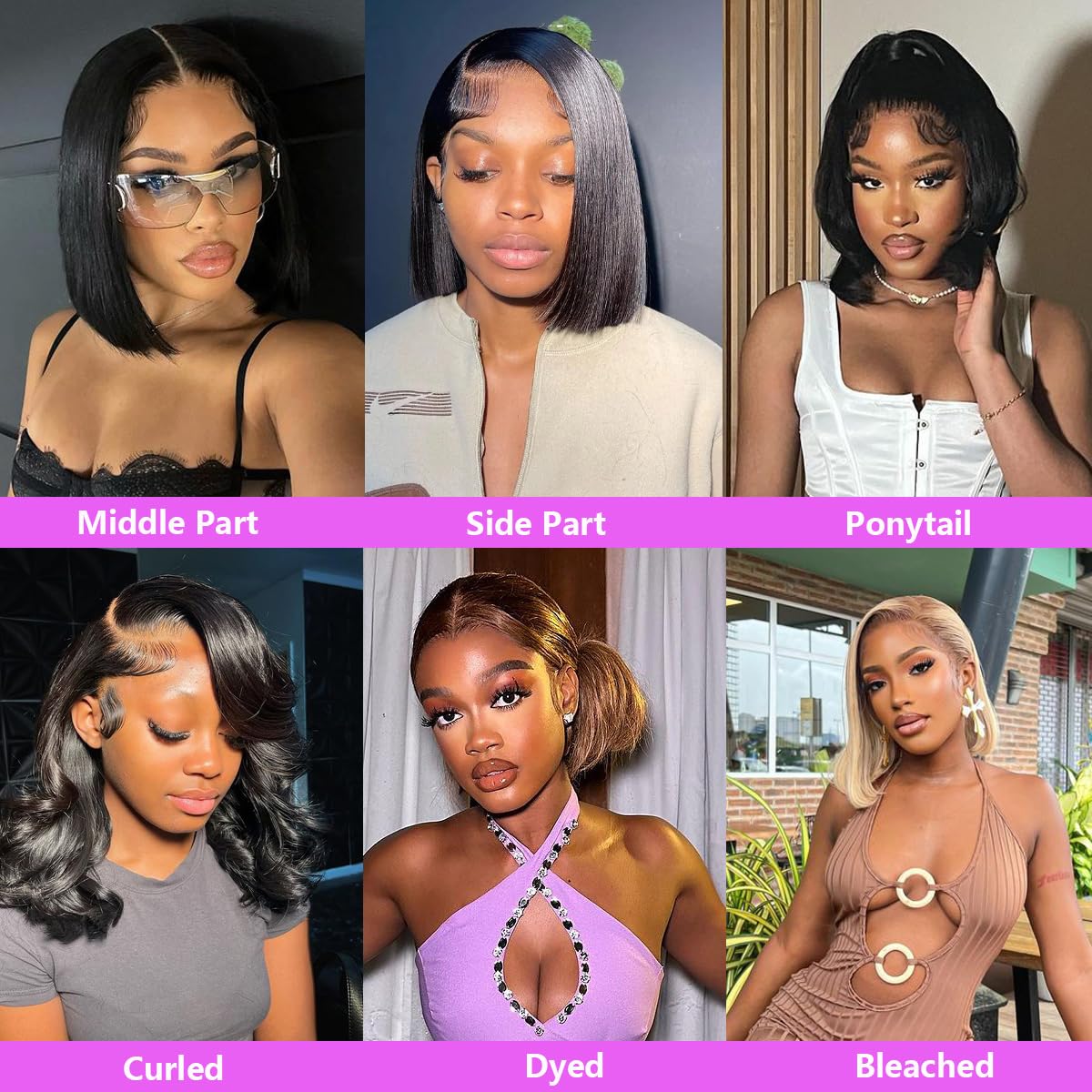 Karlami Bob Wig Human Hair Frontal Lace Wig Glueless Wigs Human Hair Pre Plucked Transparent Bob Lace Front Wigs For Women 150%