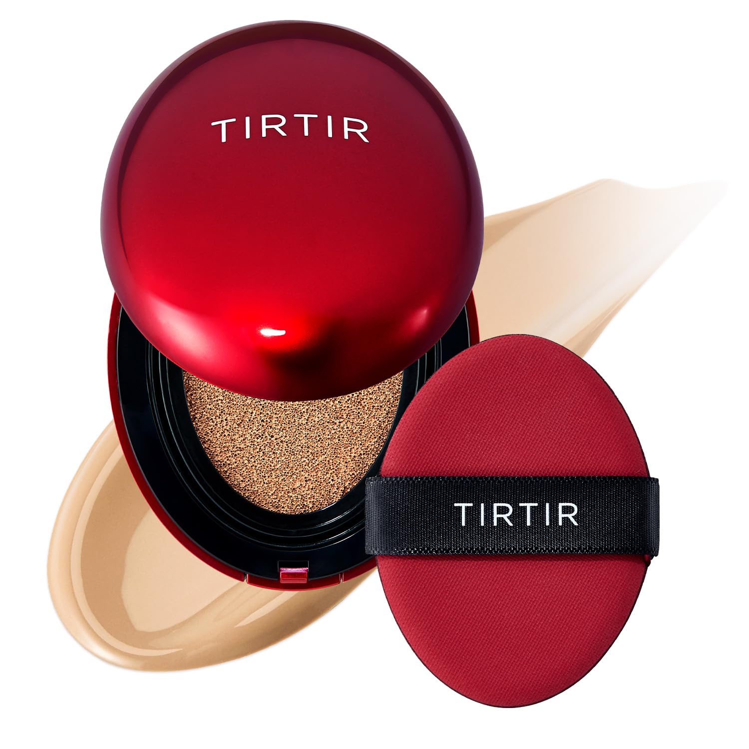 Tirtir Mask Fit Red Cushion Foundation | Japan'S No.1 Choice For Glass Skin, Long-Lasting, Lightweight, Buildable Coverage, Semi