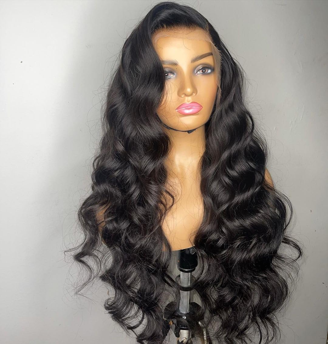 Beeos 250% Density Skinlike Real Hd Lace Wig, 13X6 Full Frontal 0.10Mm Ultra-Thin Hd Lace Body Wave Wigs Vivid Clean Pre Plucked