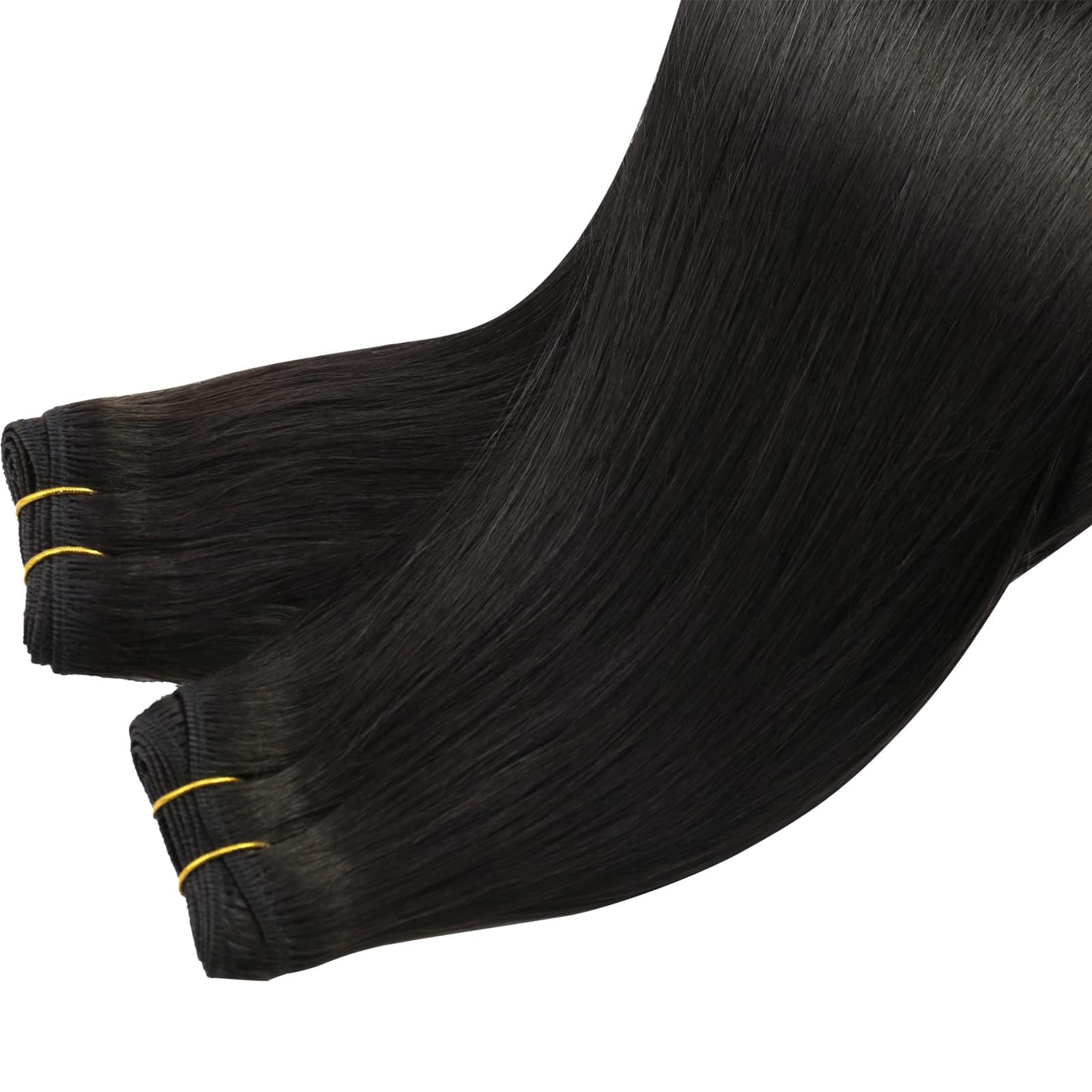 Sunny Black Weft Hair Extensions Human Hair Remy Sew In Extensions Human Hair Black Hair Extensions Real Human Hair Weft Natural