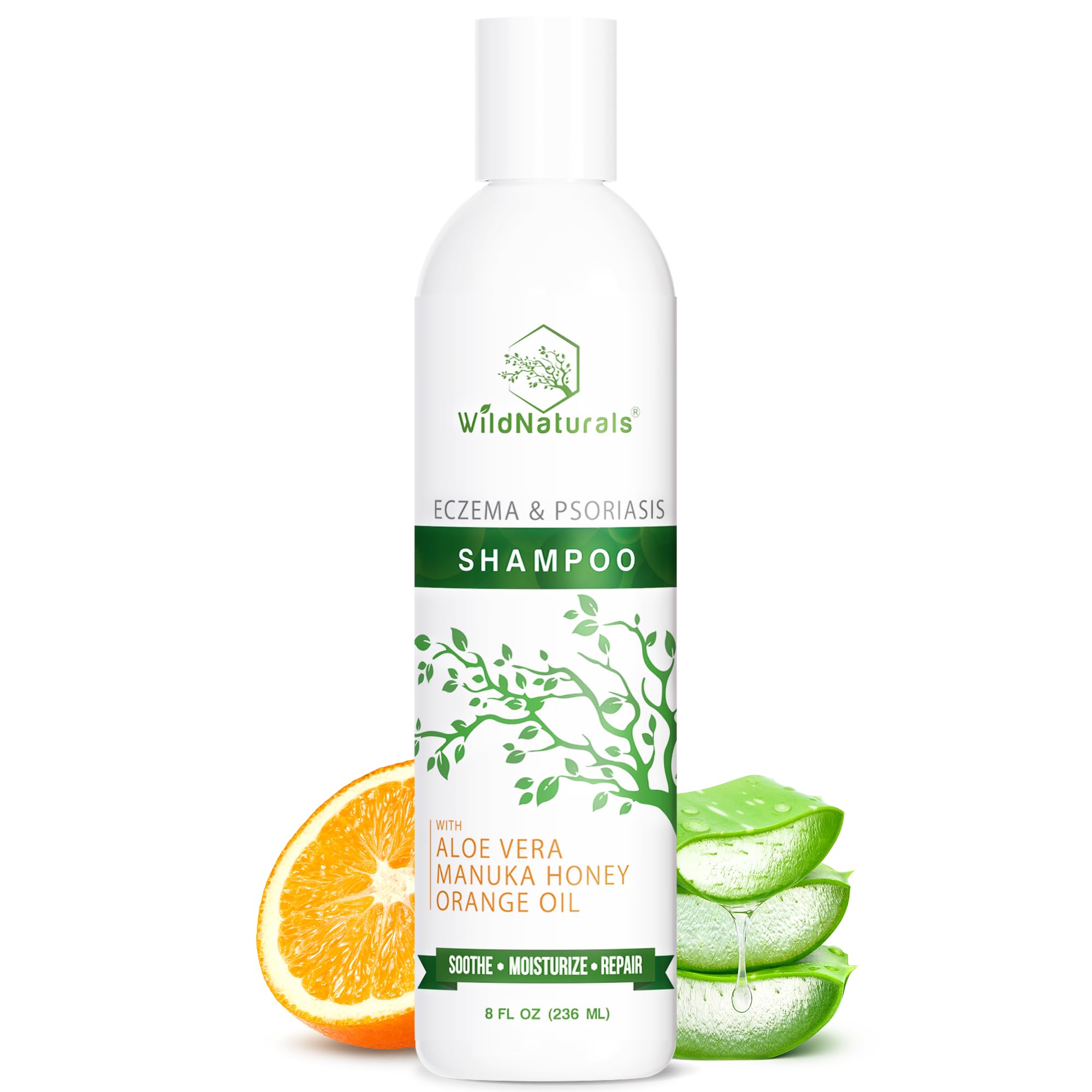 Psoriasis Shampoo for Dry Scalp Care - Anti Dandruff - Gentle Hydrating Shampoo for Itchy Scalp Treatment