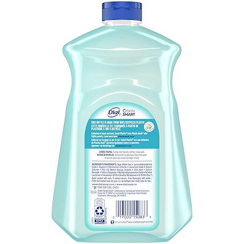 Dial Liquid Hand Soap Refill, Coconut Mango, 52 Fl Oz (Pack of 1)