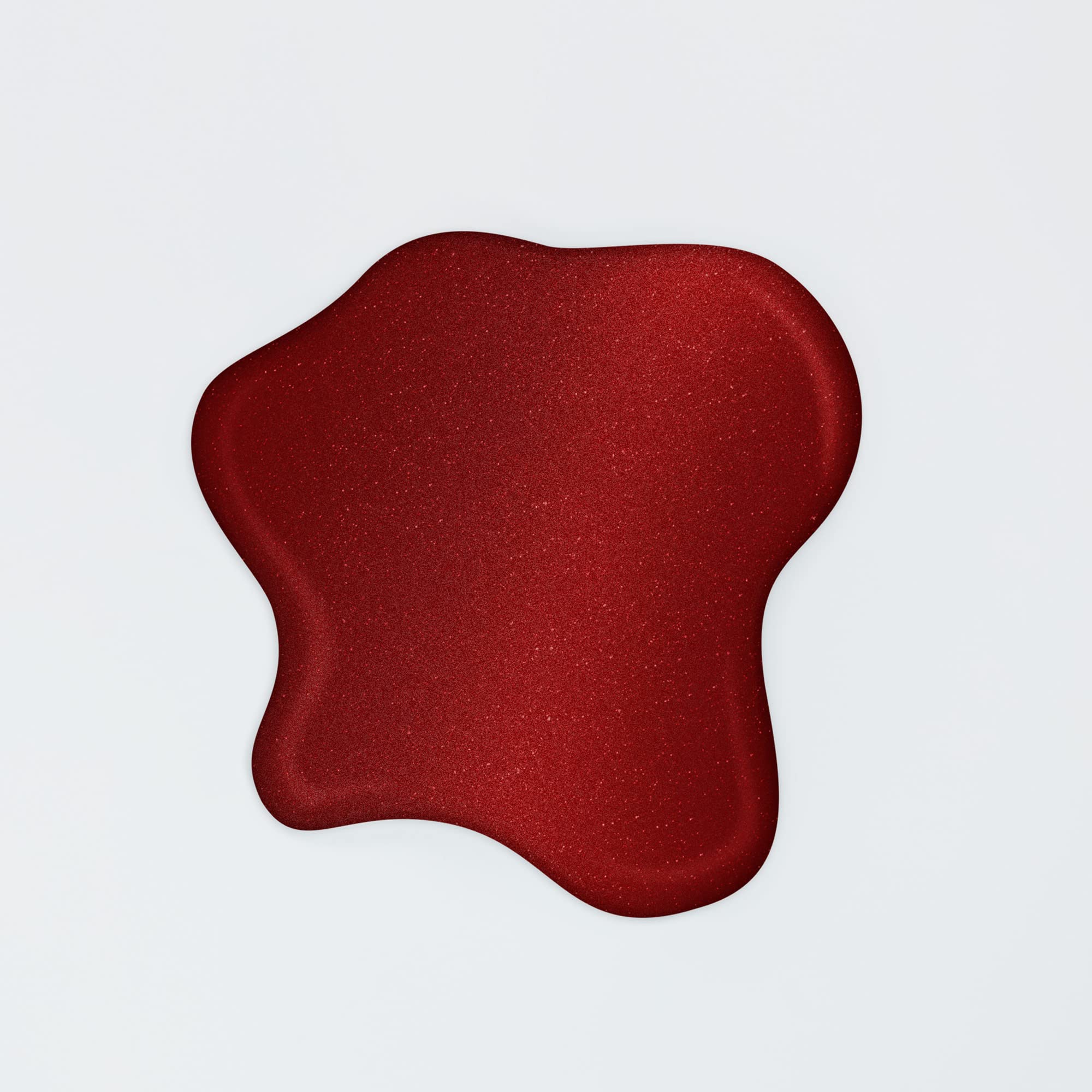 Dazzle Dry Mini Kit 4 Step System - Confident, A Full Coverage Shimmer, Deep Metallic Candy Apple Red. (5 Piece Kit / 5 Manicure