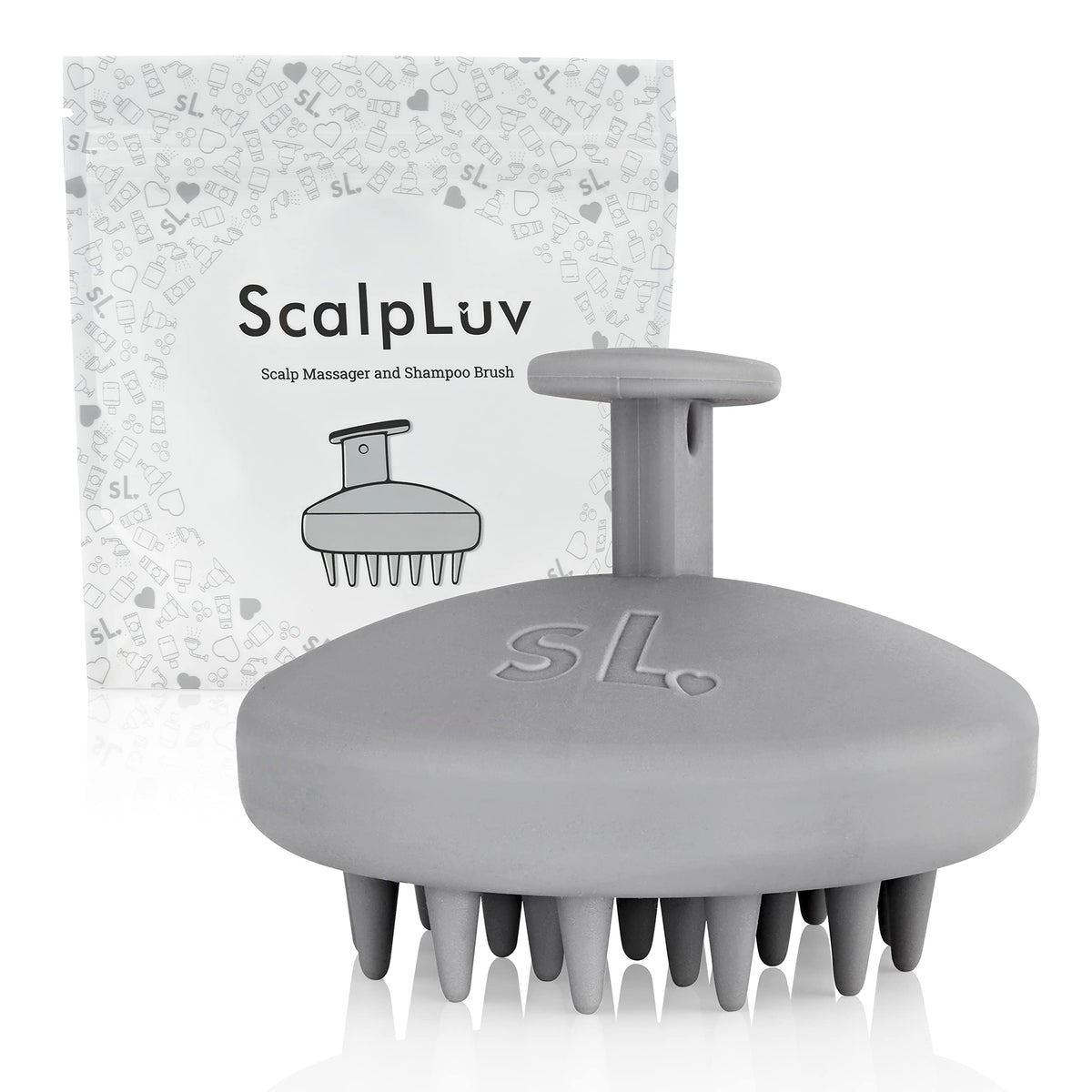 Scalpluv | Scalp Massager Hair Brush, 3 In 1 Hair Massager, Exfoliator, Promotes Hair Growth, Dandruff Treatment, Waterproof Sho