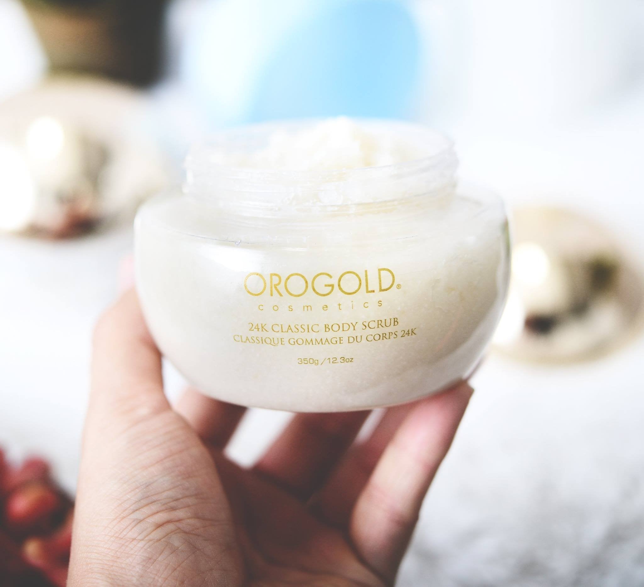 Orogold White Gold 24K Classic Body Scrub Exfoliator 275 g., 9.7 oz.