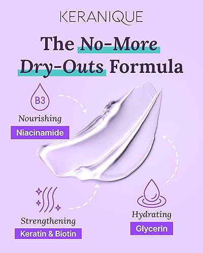 Keranique Deep Hydration Scalp Stimulating Shampoo for Thinning Hair, 8 Fl Oz