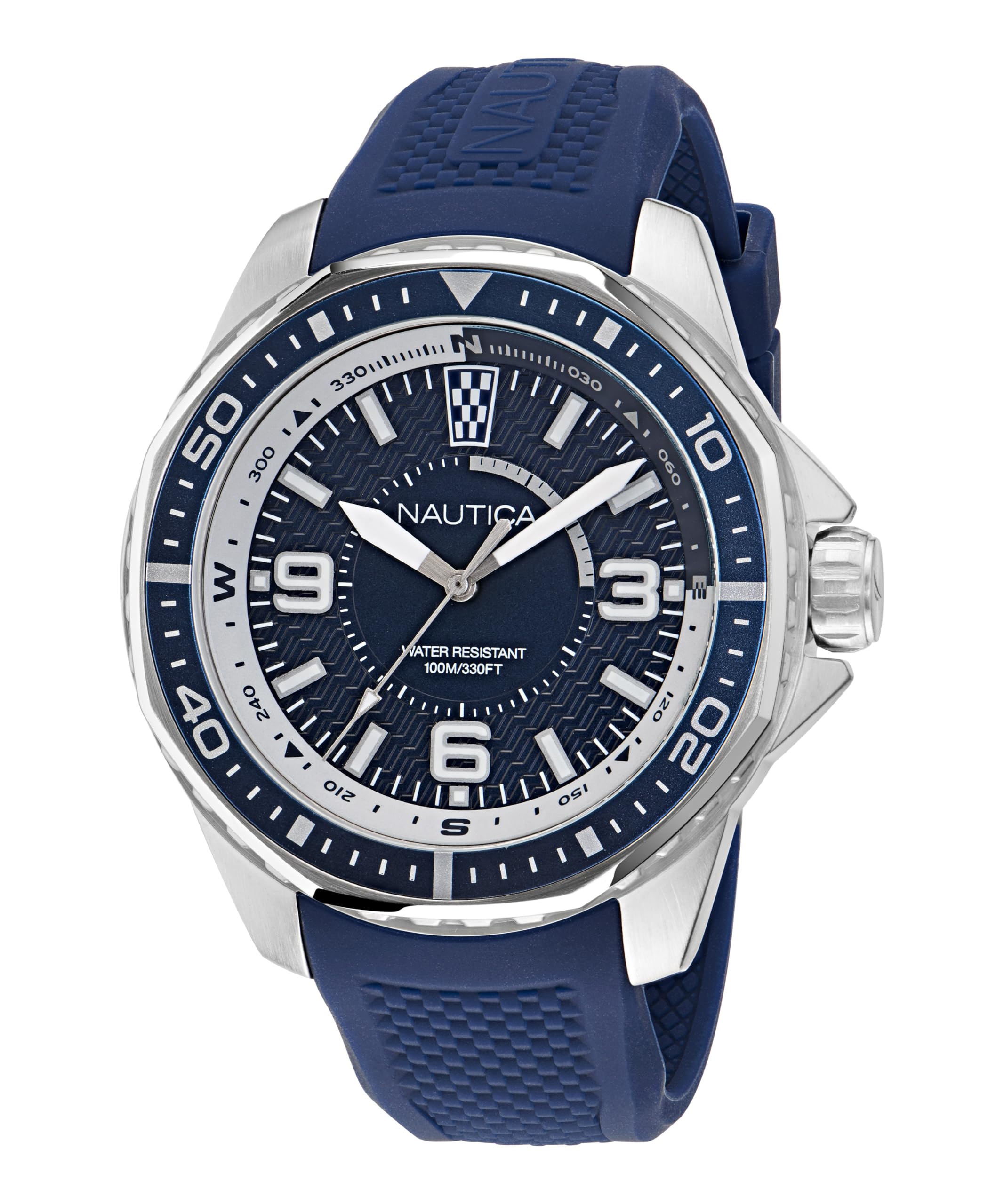 Nautica Koh May Bay Men Blue Round Dial Analog Watch  Napkmf304