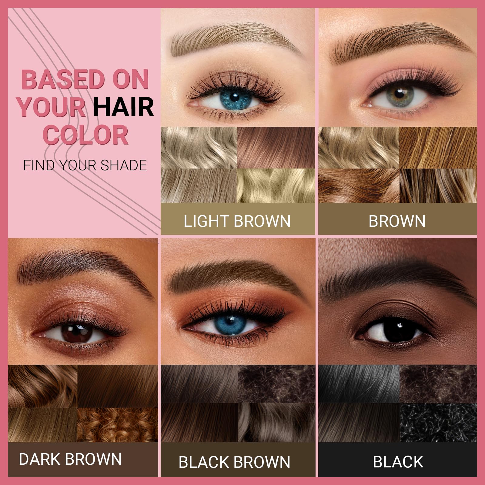 Vevivia Beauty Eyebrow Pen - Microblading eyebrow pencil with Micro-Fork Tip & Precision Tip for Natural Brows, Eyebrow Pencils