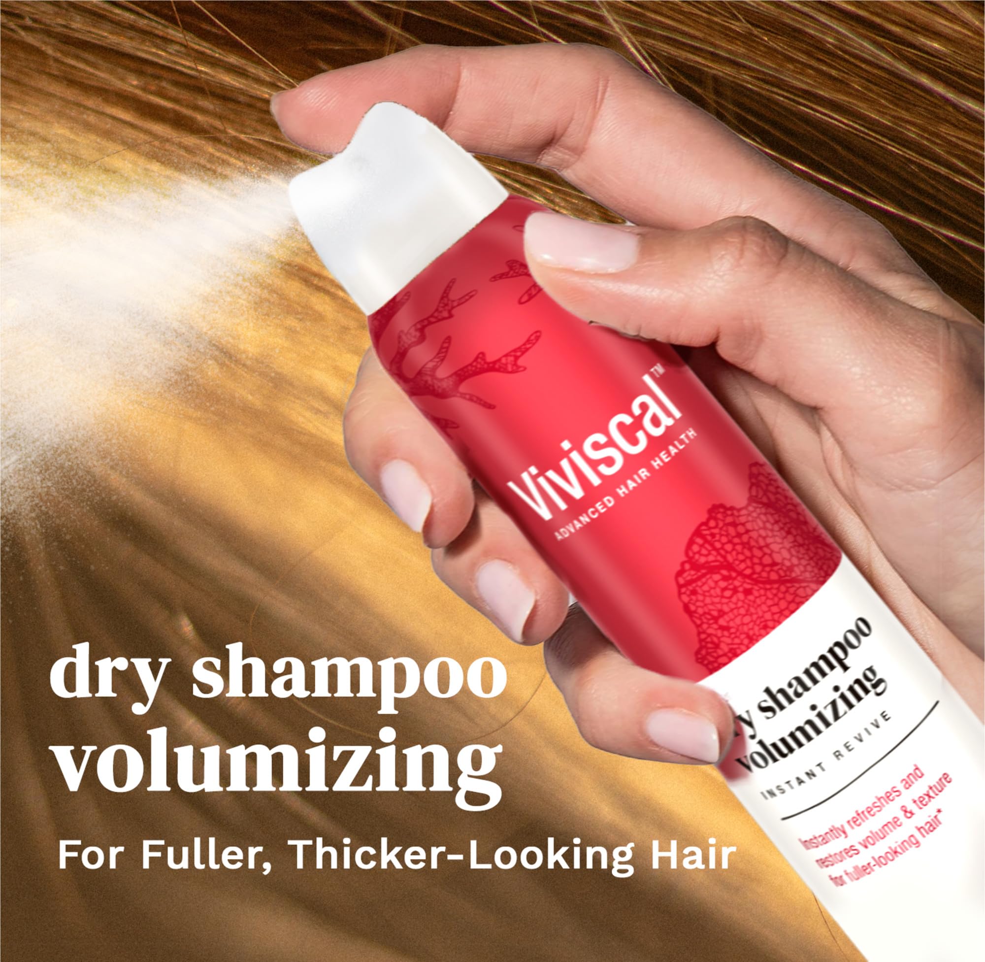 Viviscal Volumizing Dry Shampoo, Refresh Hair And Absorb Oil Between Washes, Waterless Shampoo For Added Hair Texture And Body,