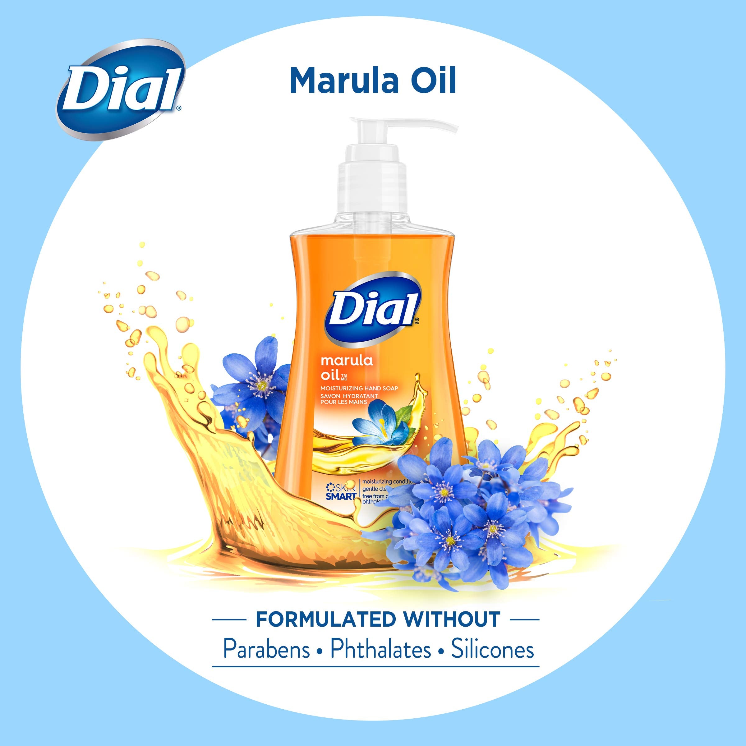 Dial Liquid Hand Soap, Marula Oil, 7.5 Fl Oz