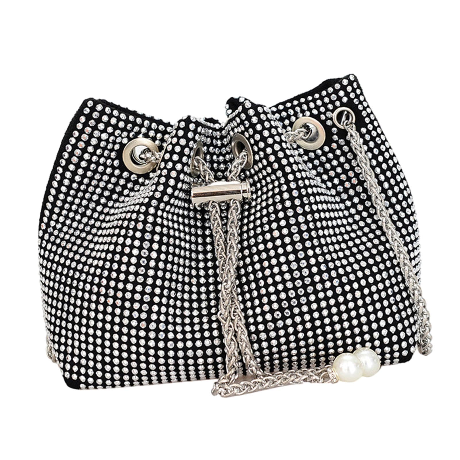 Enakshi Womens Shoulder Bag With Chain Strap Travel Purse For Vacation Work Shopping Silver|Clothing, Shoes & Accessories | Wome