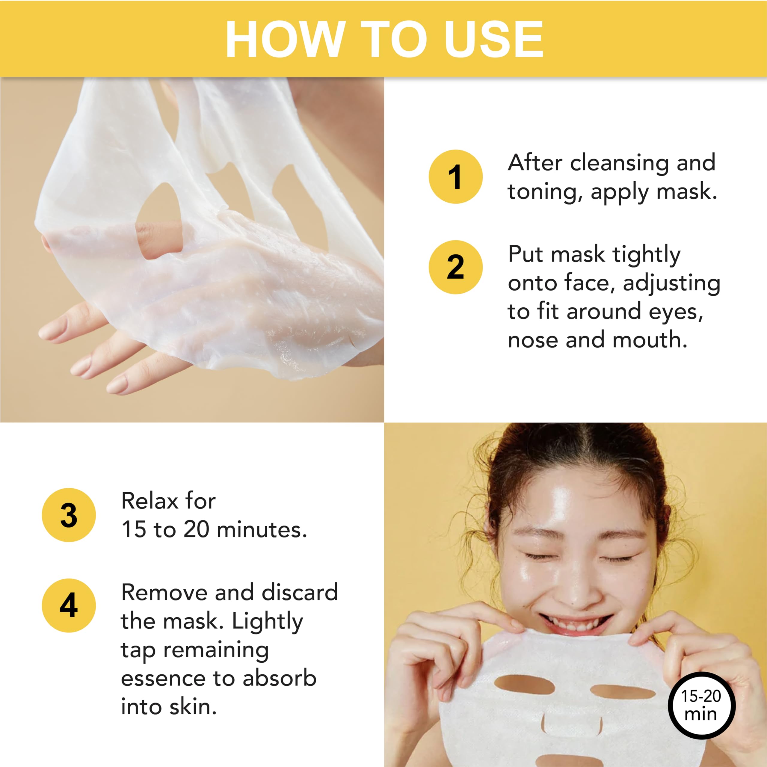 Innerest Original Derma Beauty Collagen Face Mask Skin Care 36 Pk Collagen Essence Assortment Face Masks Skincare Sheet Masks Fa