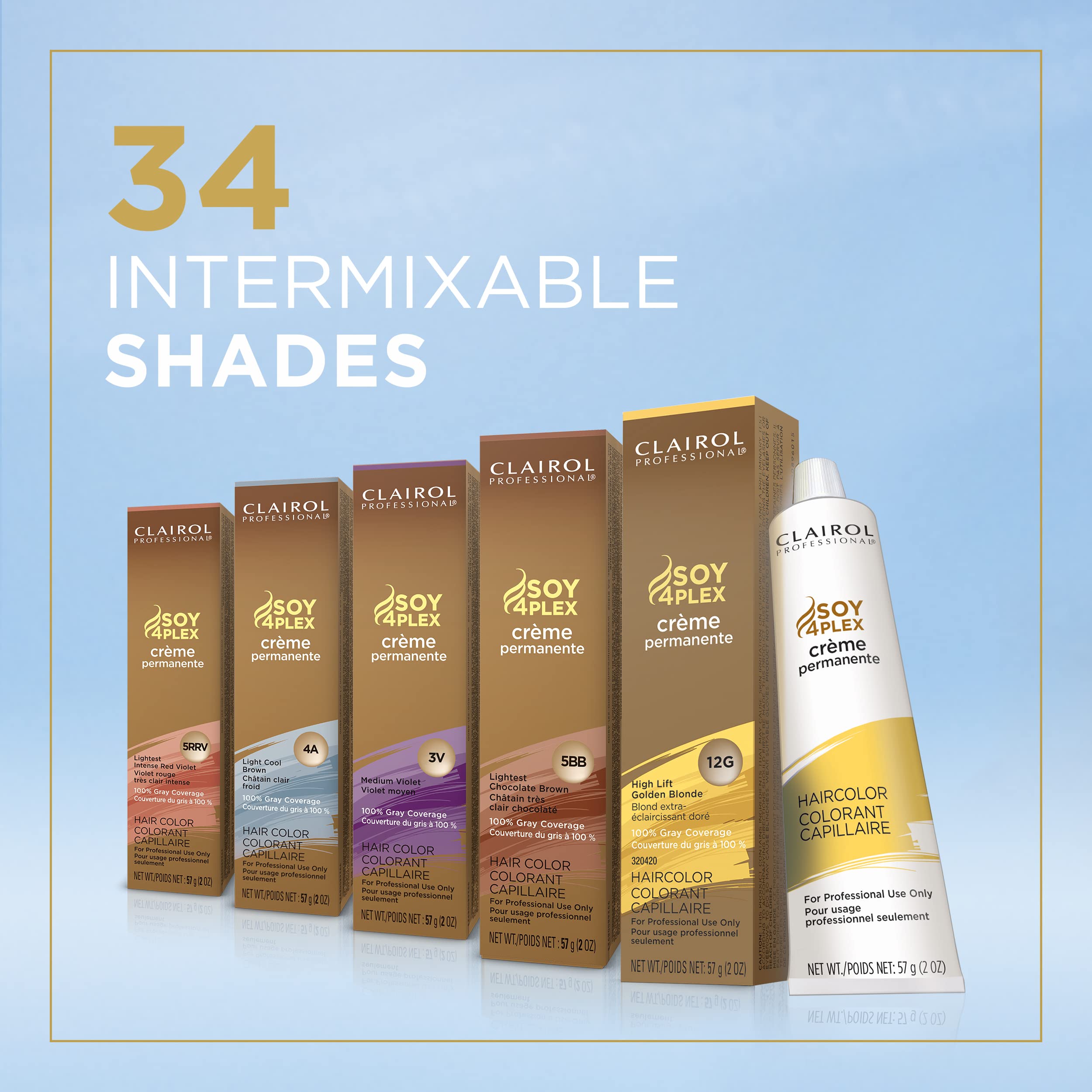 Clairol Professional Permanent Cr??e, 8a Light Cool Blonde, 2 oz (Pack of 1)