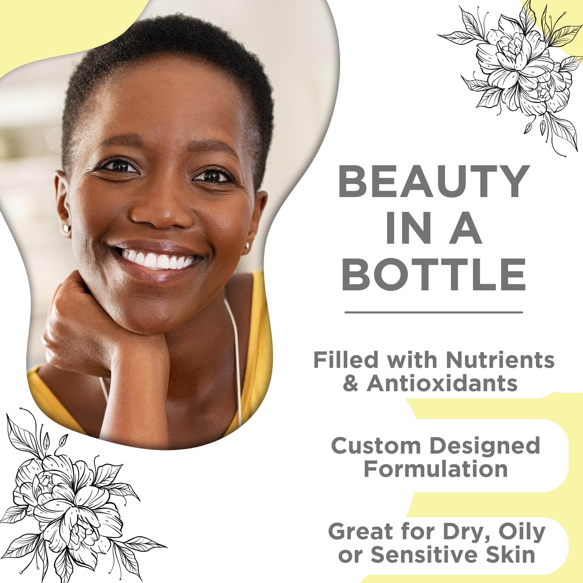Skin Nation Vitamin C Serum - Penetrates Deeply to Stimulate Collagen Production, Fade Dark Spots, and Hydrate Dry Skin