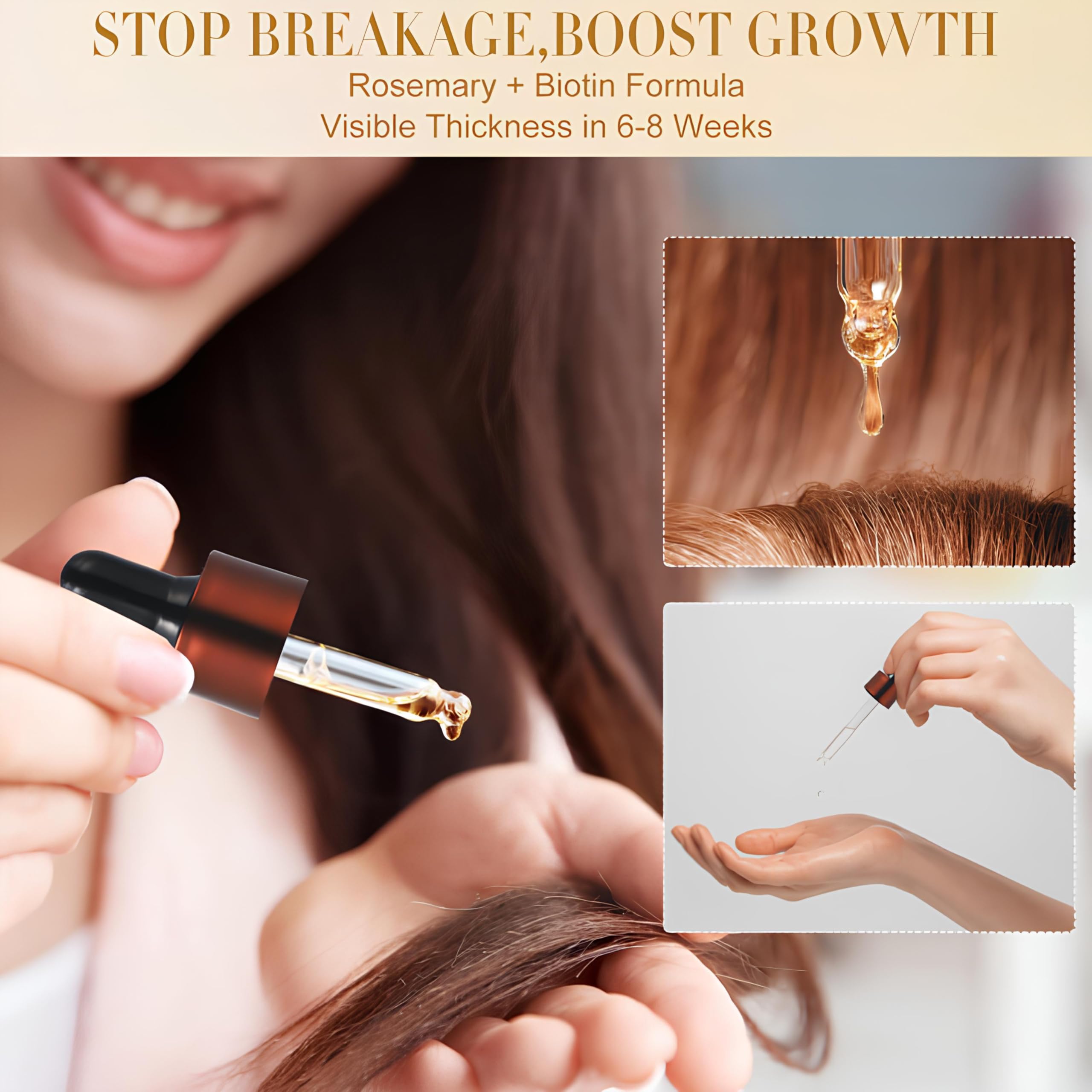 Naixio 100% Pure Batana Oil for Hair Growth & Repair | Keratin-Infused Treatment to Reduce Frizz, Split Ends & Heat Damage | Wit