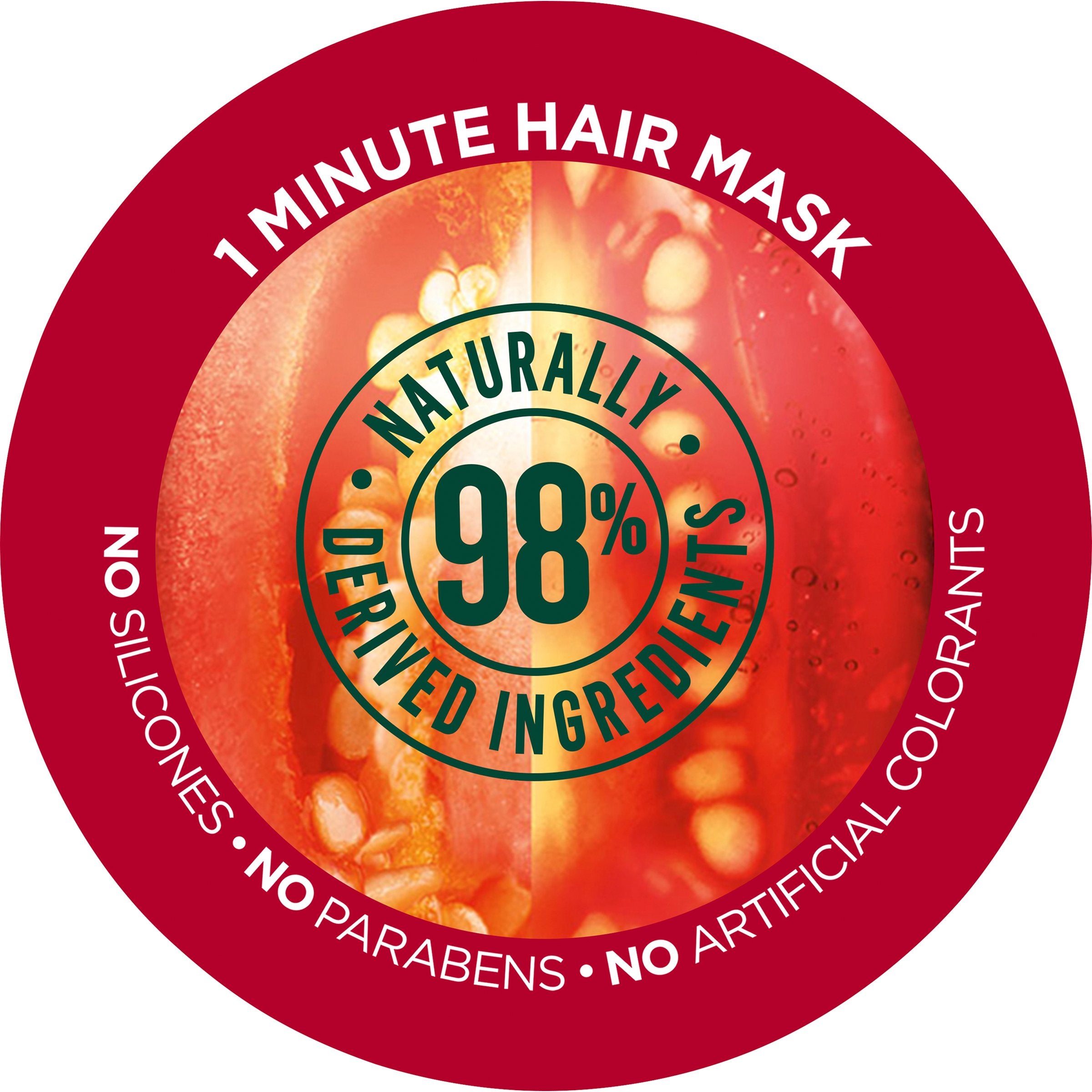 Garnier Hair Care Fructis Color Vibrancy Treat 1 Minute Hair Mask With Goji Extract, 13.5 Fluid Ounce